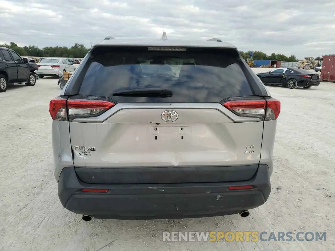 6 fotografías del automóvil dañado 2T3F1RFV5LC090388 TOYOTA RAV4 2020