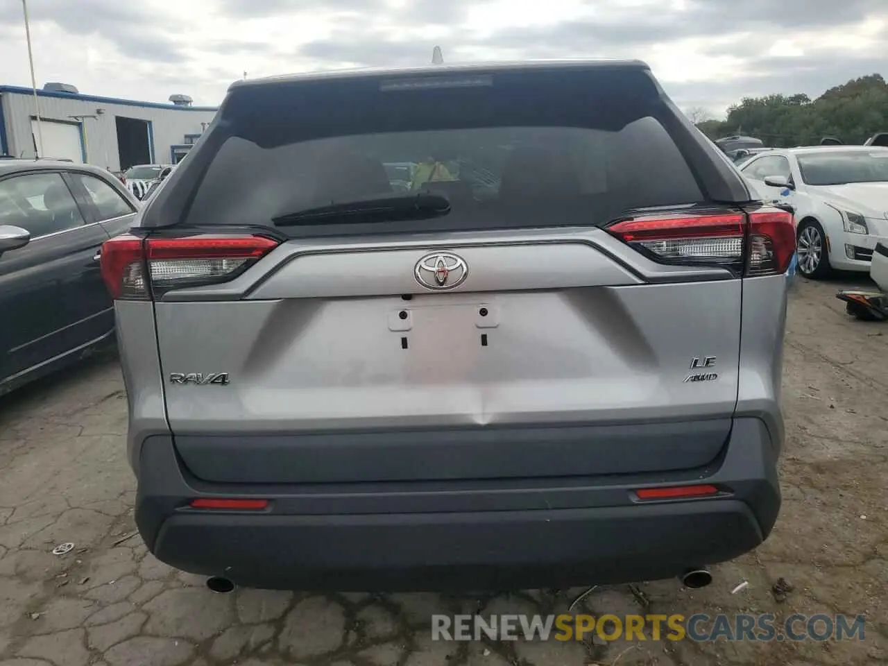 6 fotografías del automóvil dañado 2T3F1RFV5LC114852 TOYOTA RAV4 2020