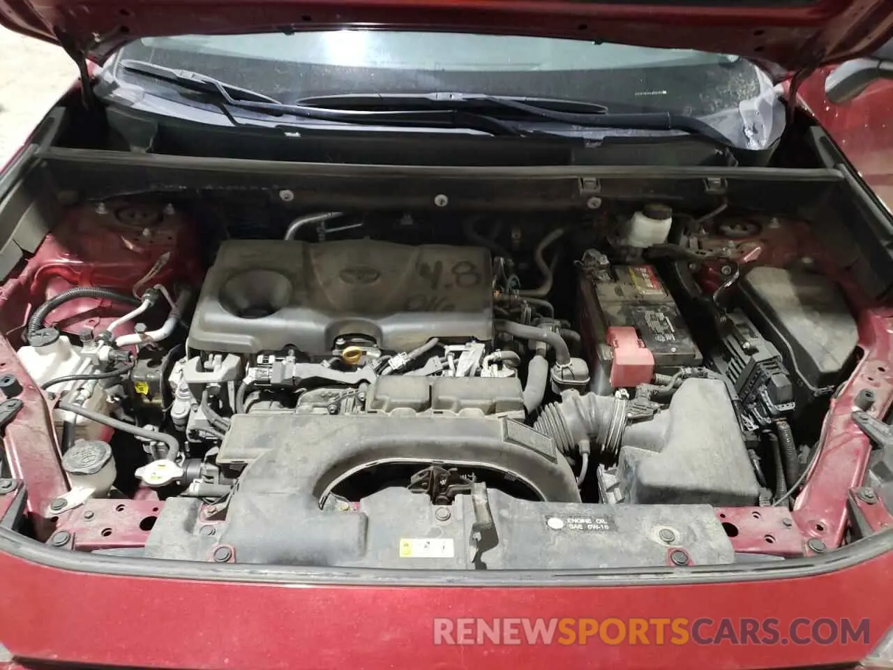 12 fotografías del automóvil dañado 2T3F1RFV5LW094455 TOYOTA RAV4 2020
