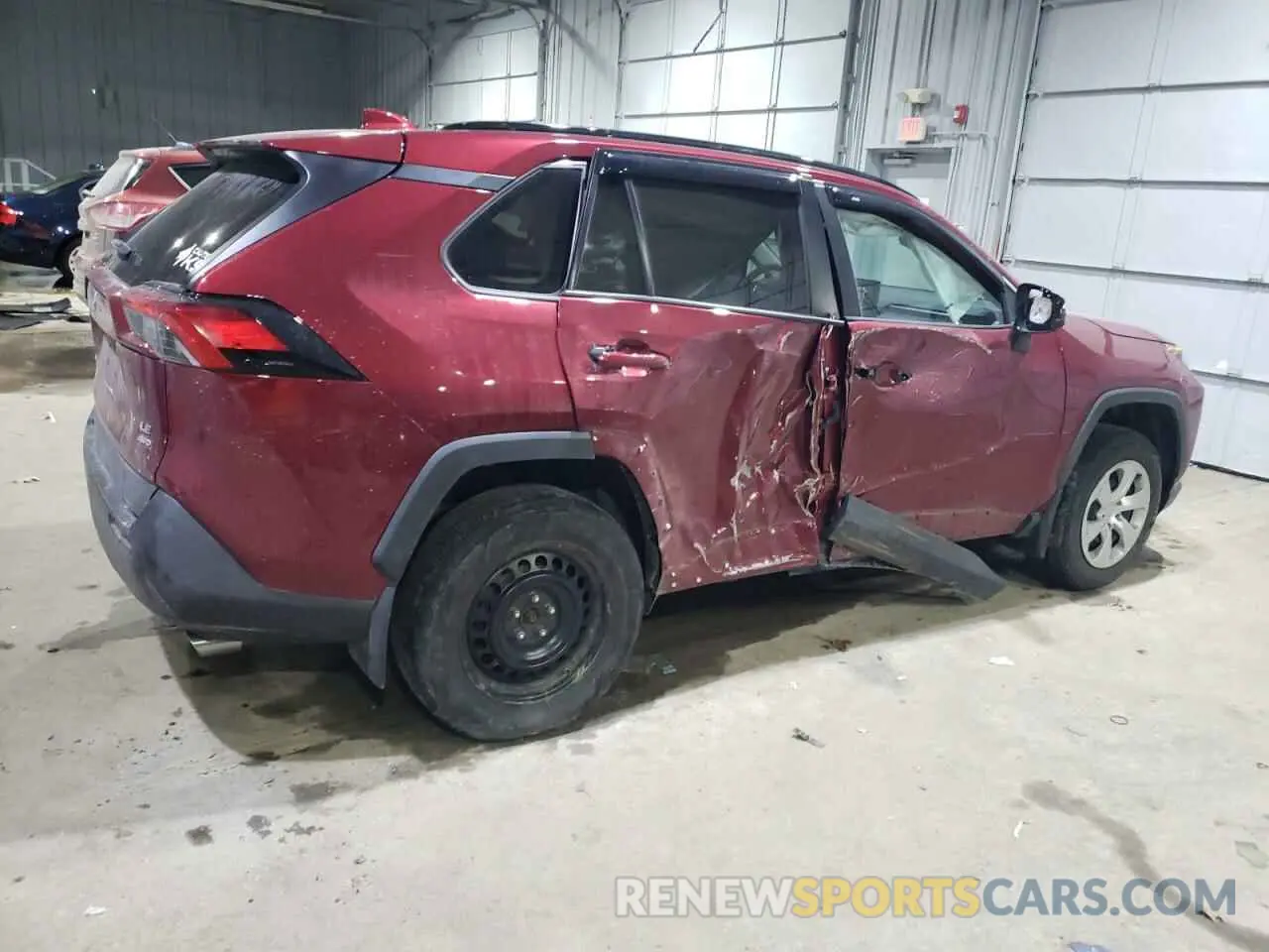 3 fotografías del automóvil dañado 2T3F1RFV5LW094455 TOYOTA RAV4 2020