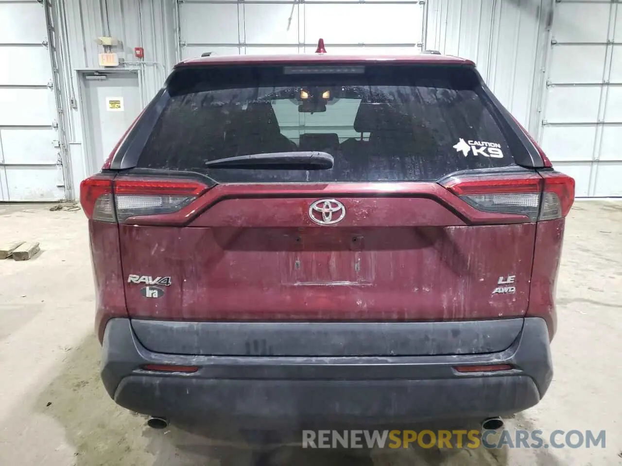 6 fotografías del automóvil dañado 2T3F1RFV5LW094455 TOYOTA RAV4 2020