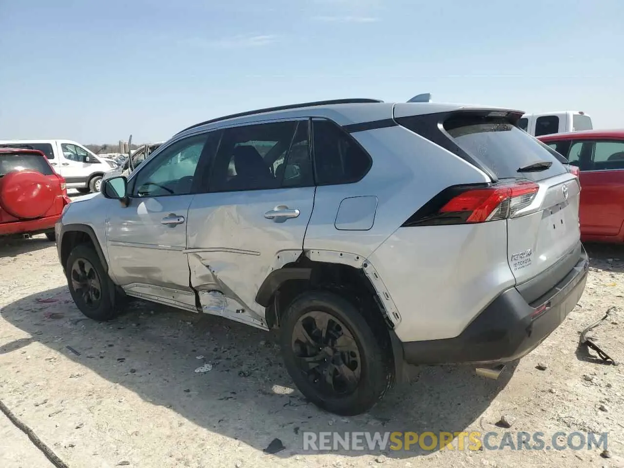 2 fotografías del automóvil dañado 2T3F1RFV5LW107026 TOYOTA RAV4 2020