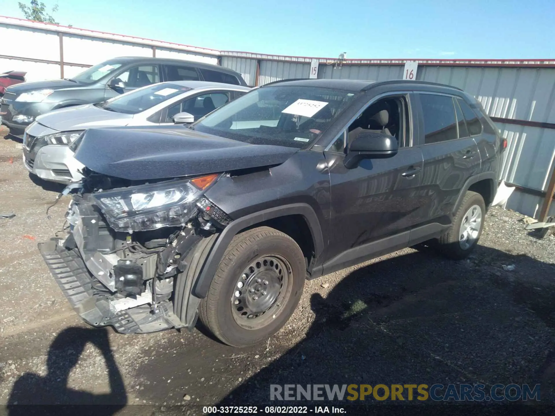 2 fotografías del automóvil dañado 2T3F1RFV6LC091792 TOYOTA RAV4 2020