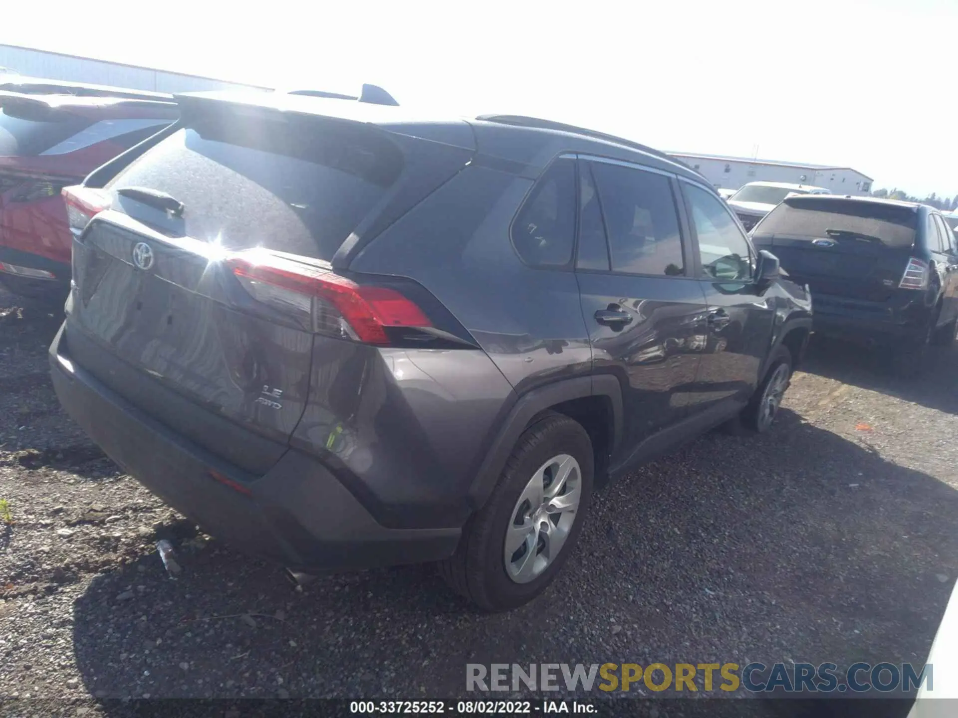 4 fotografías del automóvil dañado 2T3F1RFV6LC091792 TOYOTA RAV4 2020