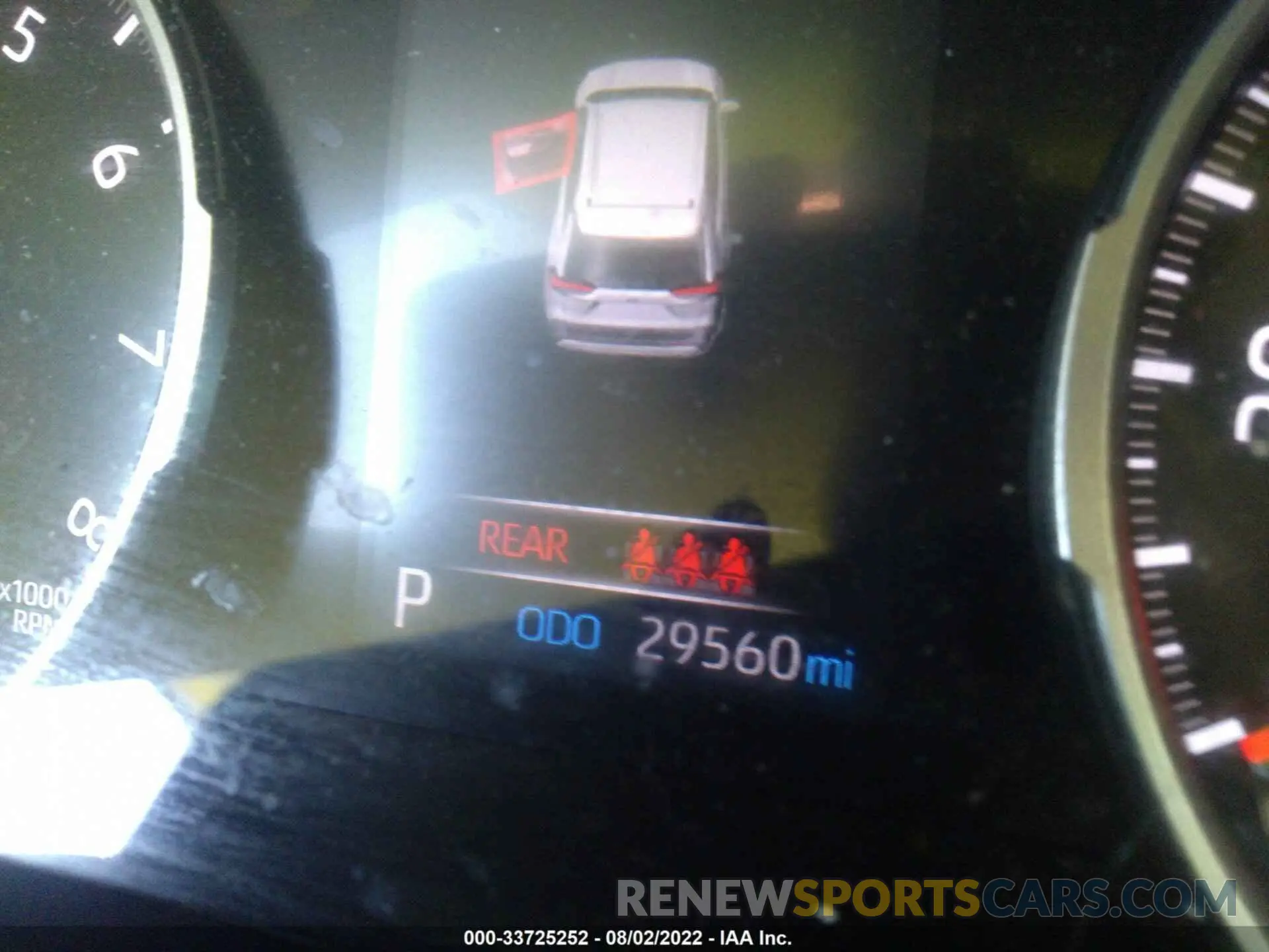 7 fotografías del automóvil dañado 2T3F1RFV6LC091792 TOYOTA RAV4 2020