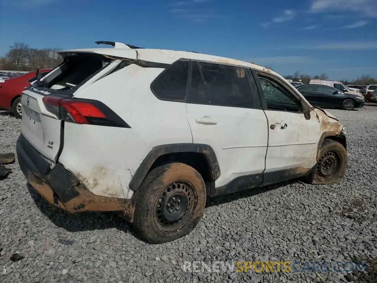 3 fotografías del automóvil dañado 2T3F1RFV6LC120160 TOYOTA RAV4 2020