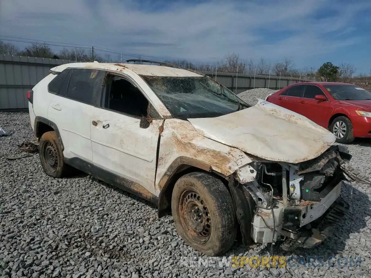 4 fotografías del automóvil dañado 2T3F1RFV6LC120160 TOYOTA RAV4 2020