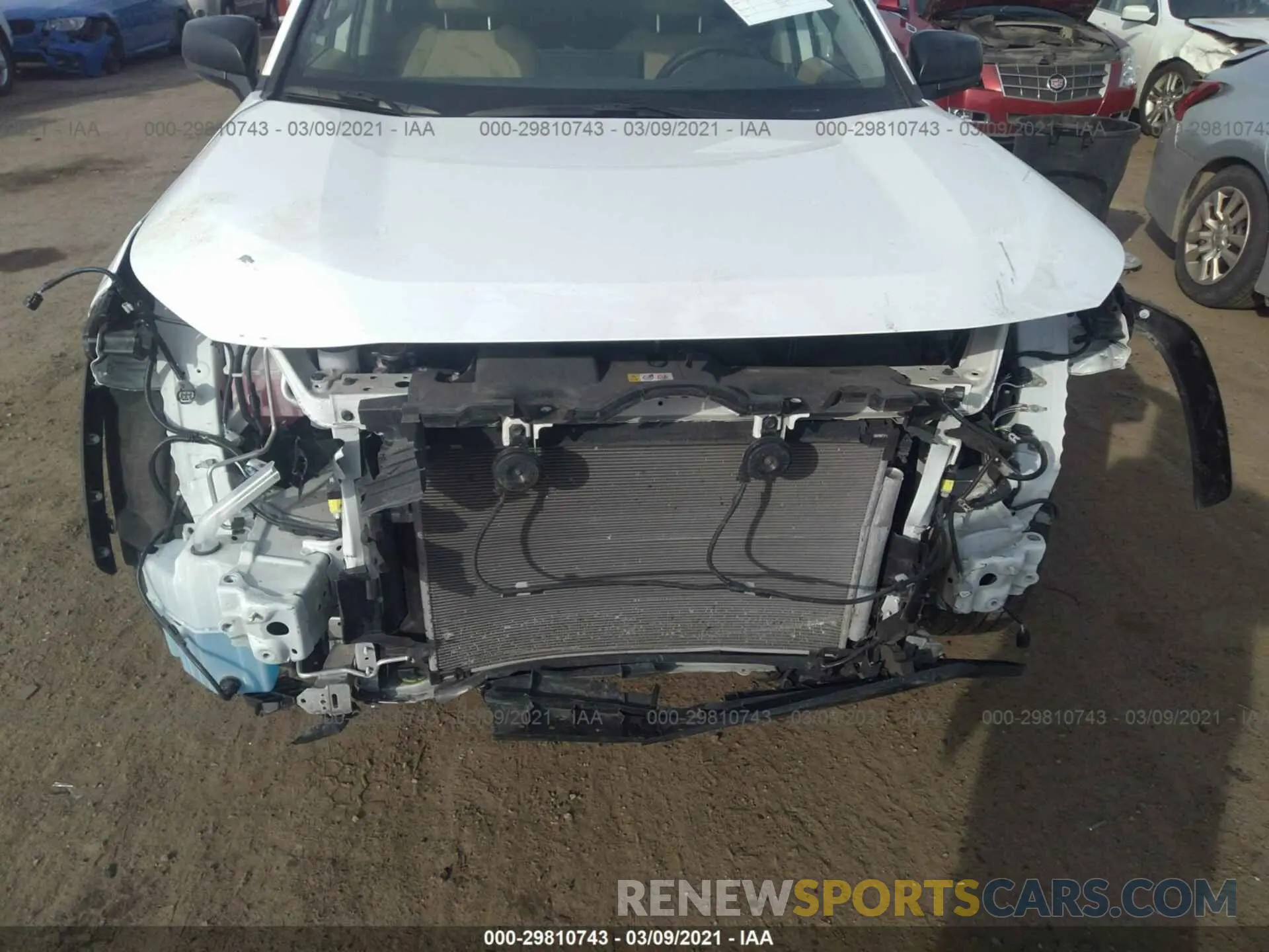 6 fotografías del automóvil dañado 2T3F1RFV7LC071499 TOYOTA RAV4 2020