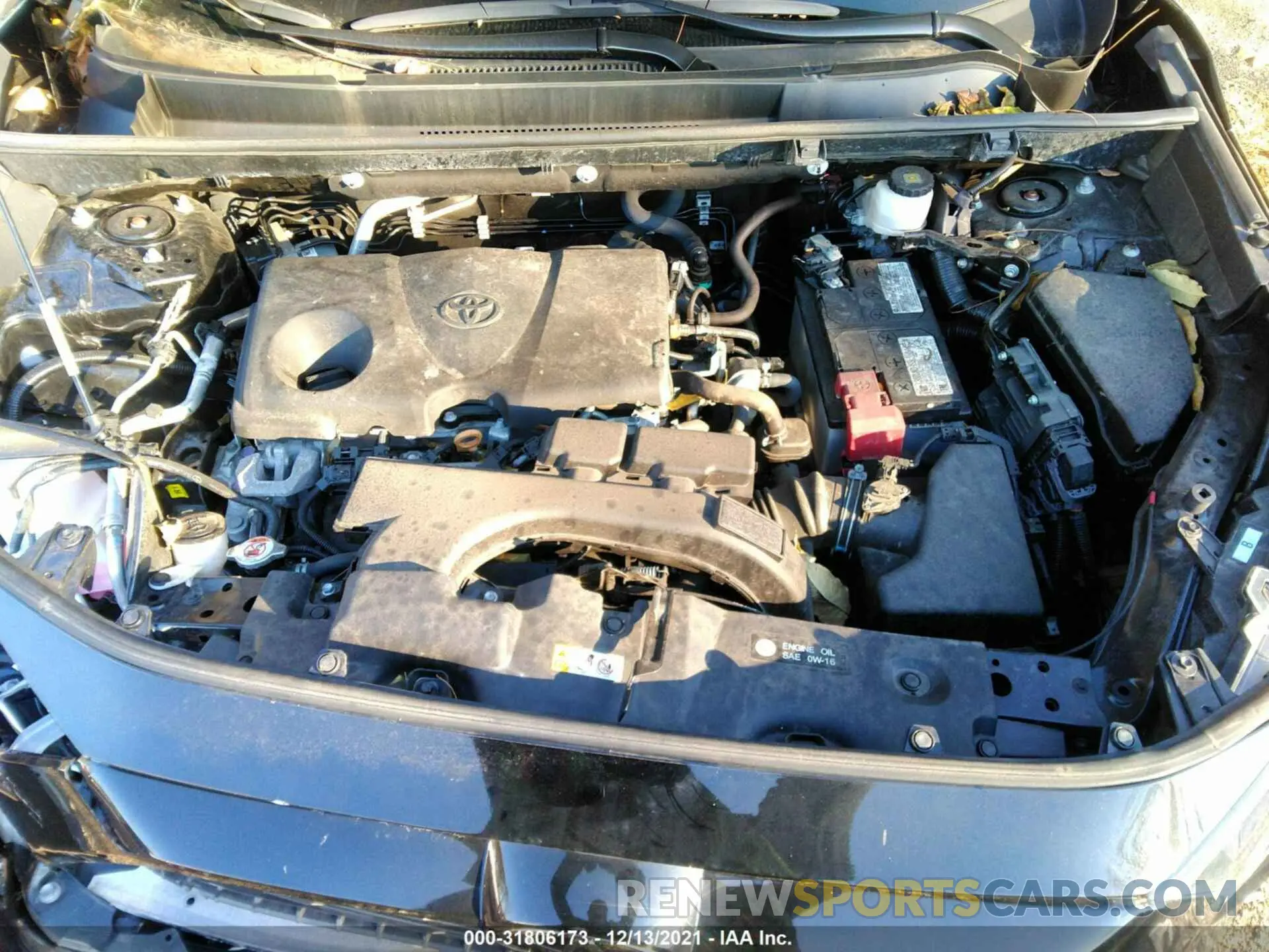 10 fotografías del automóvil dañado 2T3F1RFV7LC077514 TOYOTA RAV4 2020
