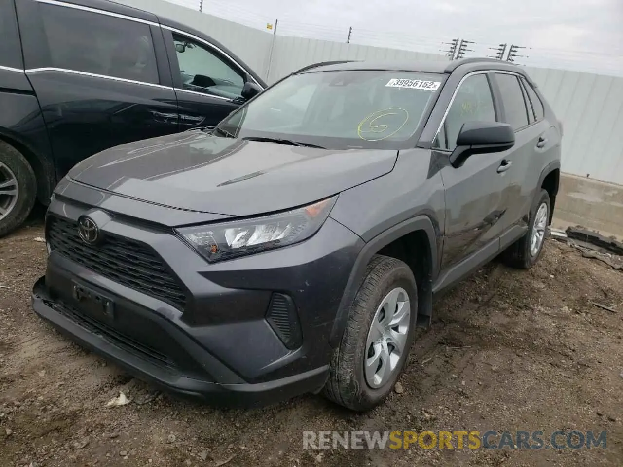 2 fotografías del automóvil dañado 2T3F1RFV7LC125397 TOYOTA RAV4 2020