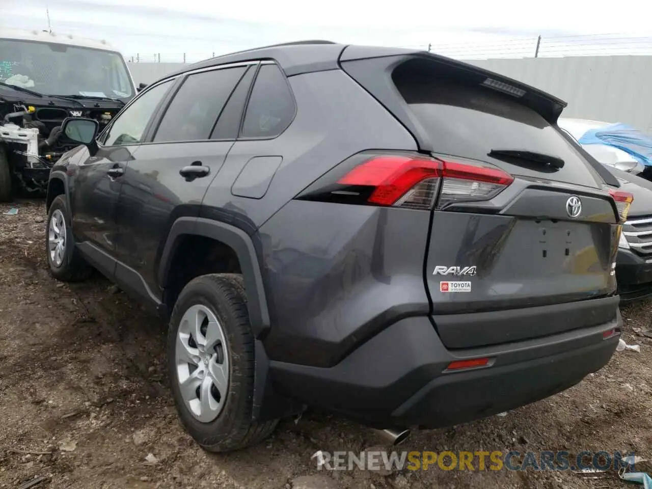 3 fotografías del automóvil dañado 2T3F1RFV7LC125397 TOYOTA RAV4 2020