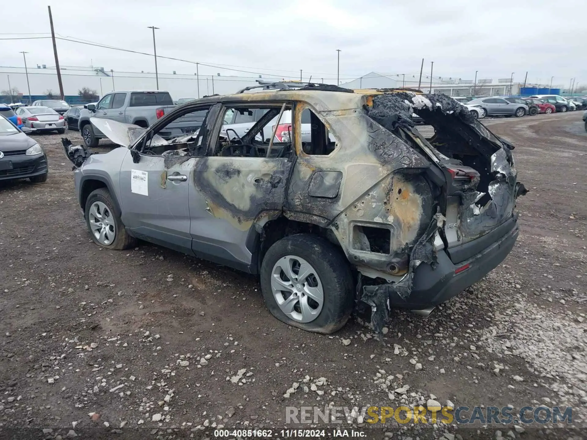 3 fotografías del automóvil dañado 2T3F1RFV8LC061287 TOYOTA RAV4 2020
