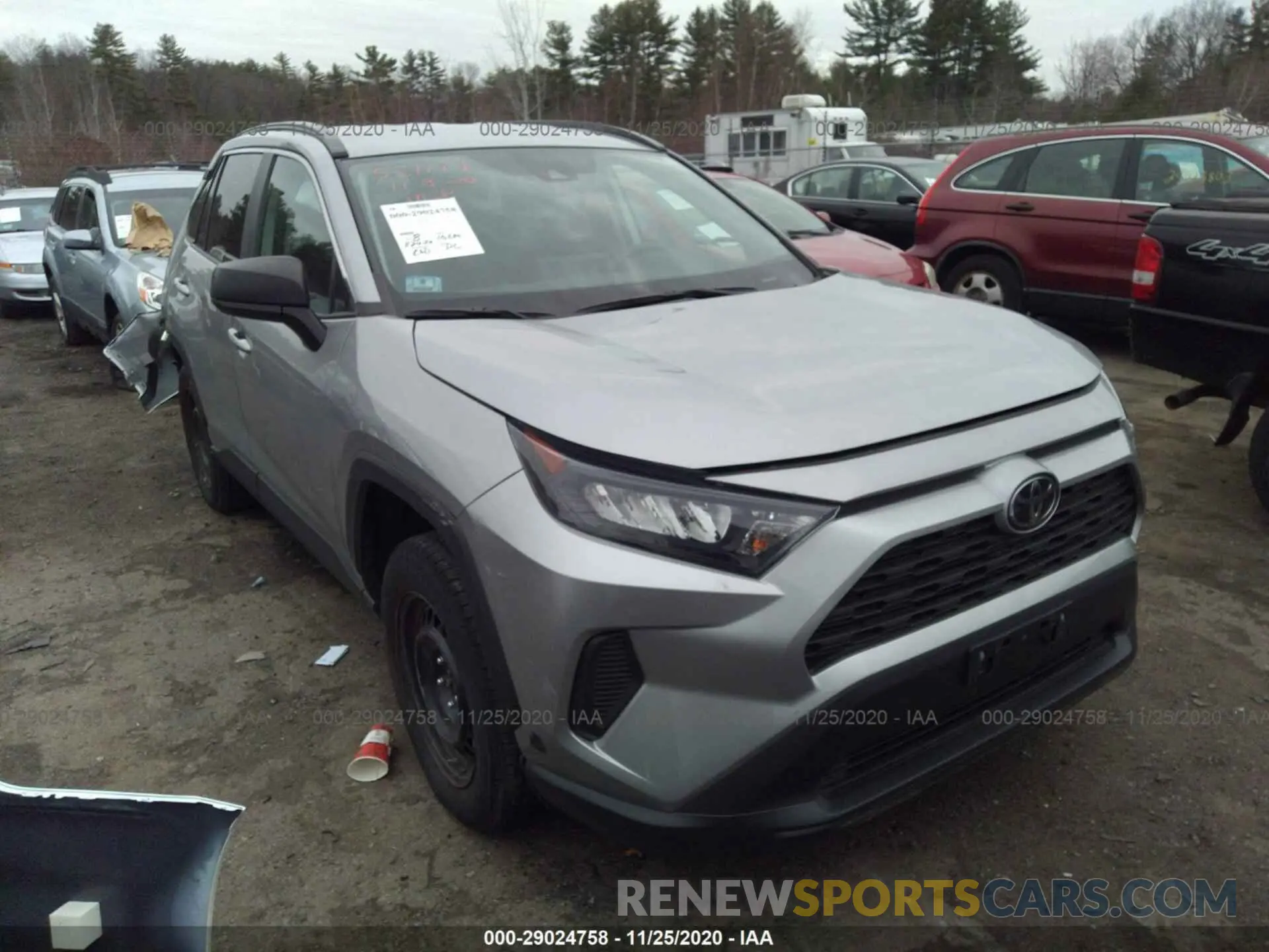 1 fotografías del automóvil dañado 2T3F1RFV8LC090613 TOYOTA RAV4 2020