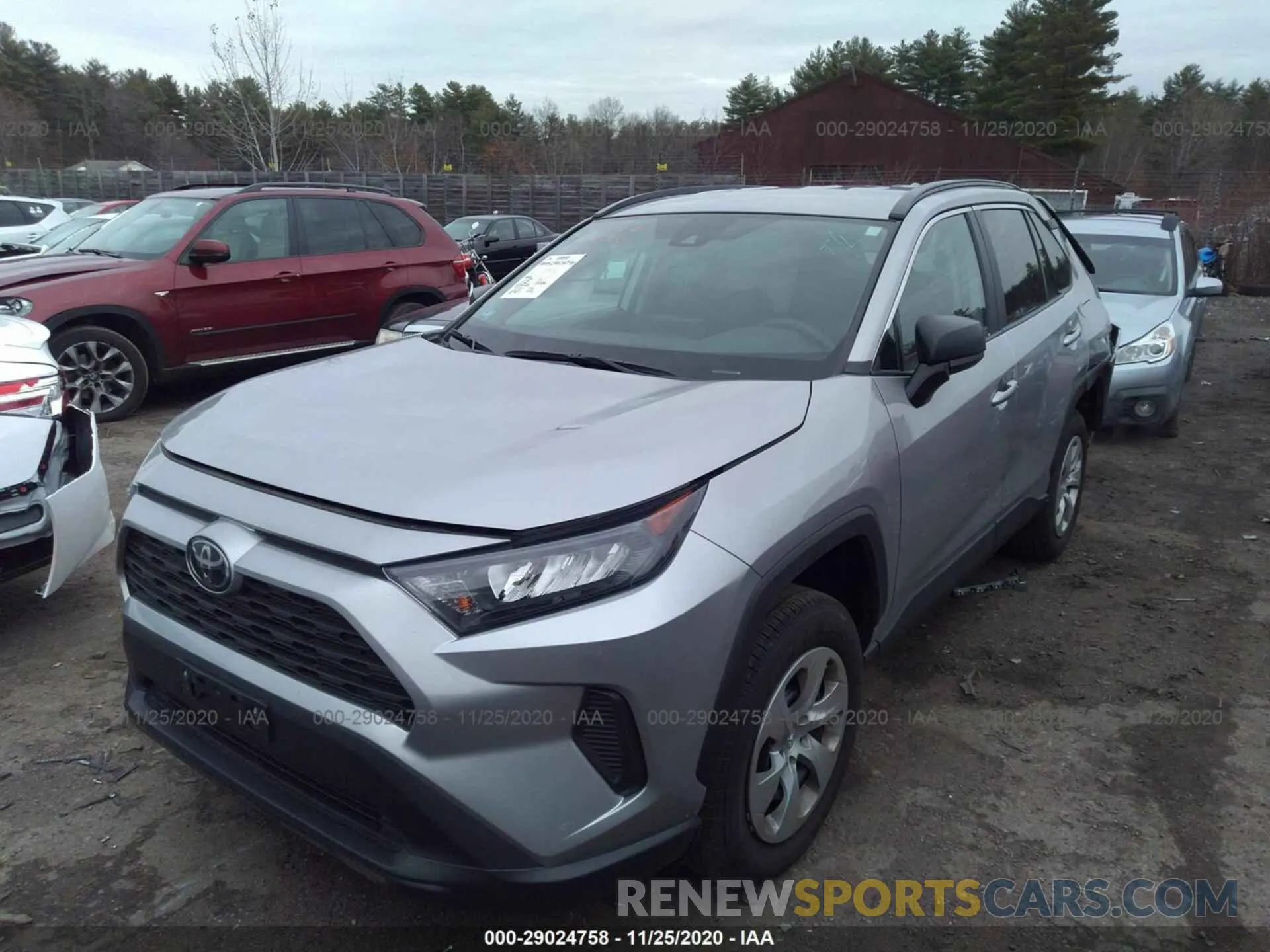 2 fotografías del automóvil dañado 2T3F1RFV8LC090613 TOYOTA RAV4 2020