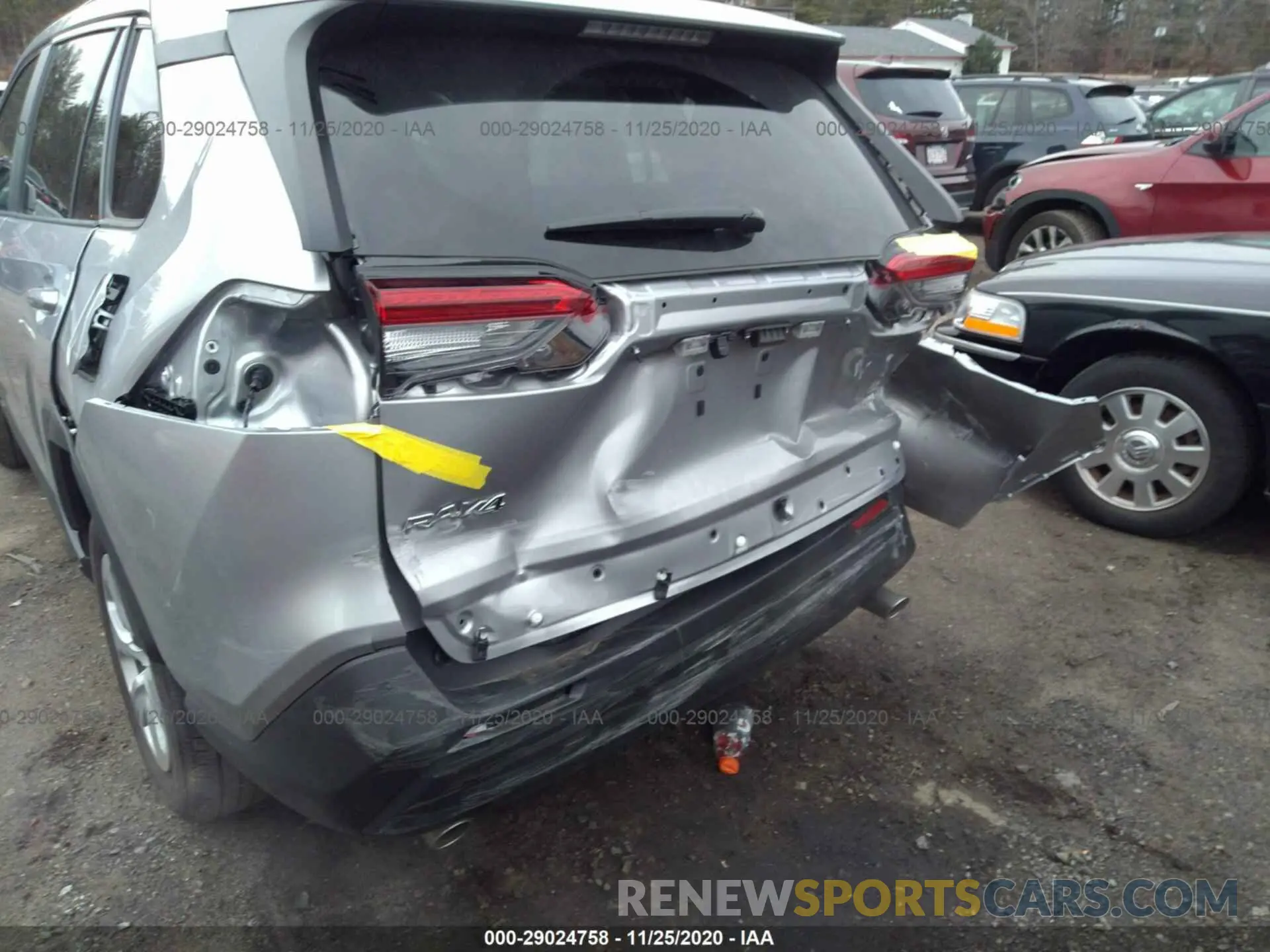 6 fotografías del automóvil dañado 2T3F1RFV8LC090613 TOYOTA RAV4 2020
