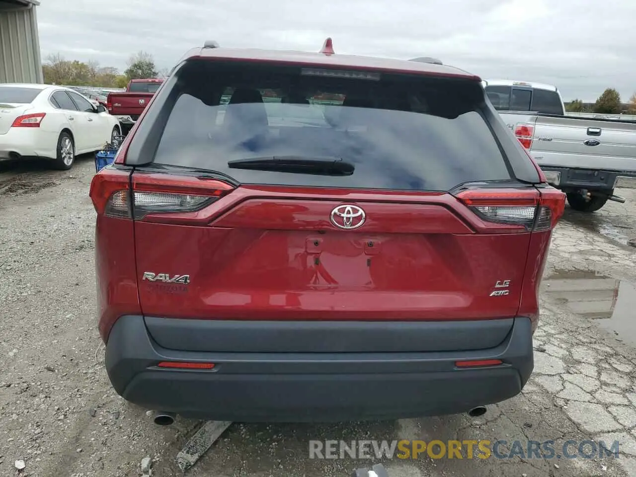 6 fotografías del automóvil dañado 2T3F1RFV8LC121925 TOYOTA RAV4 2020
