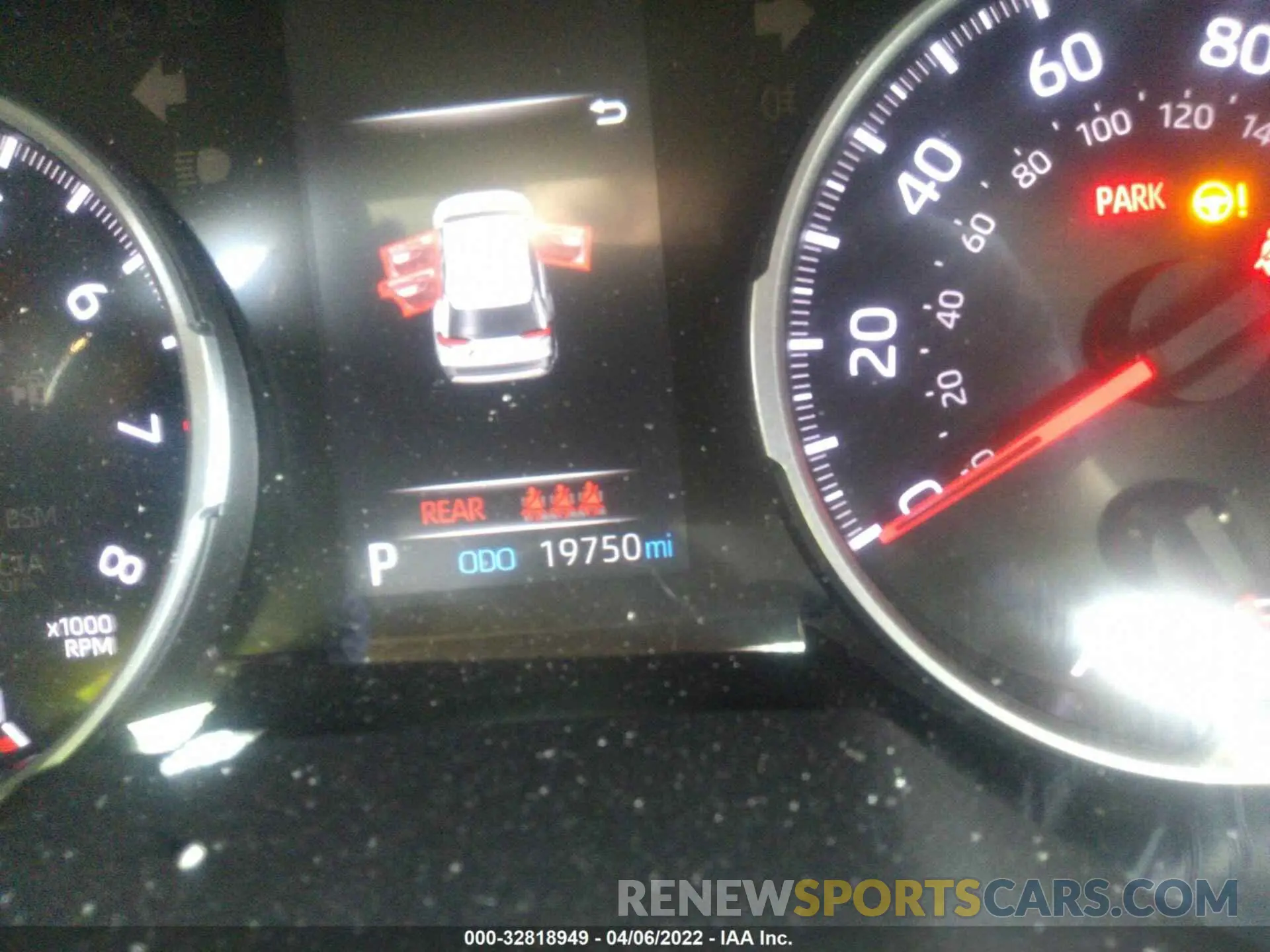 7 fotografías del automóvil dañado 2T3F1RFV9LC106642 TOYOTA RAV4 2020
