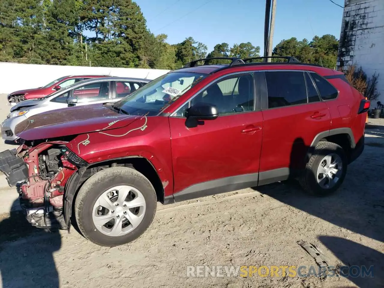 1 fotografías del automóvil dañado 2T3F1RFVXLW094810 TOYOTA RAV4 2020