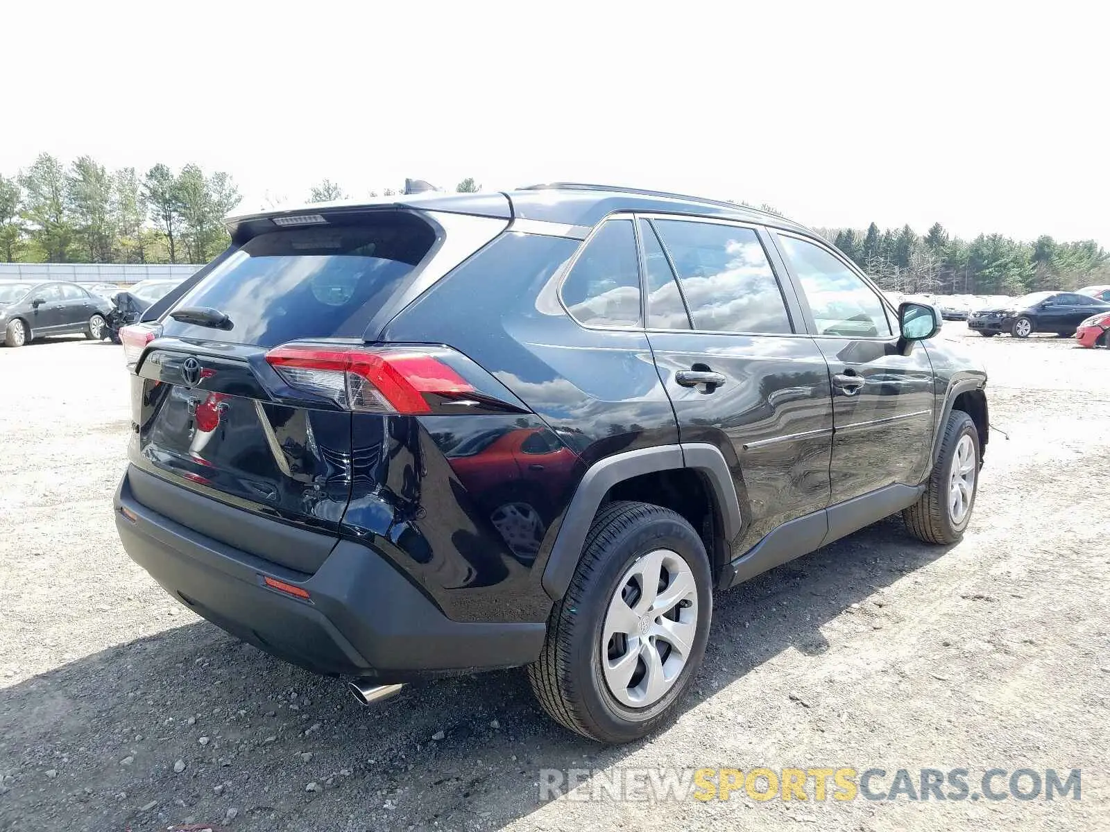 4 fotografías del automóvil dañado 2T3F1RFVXLW096413 TOYOTA RAV4 2020