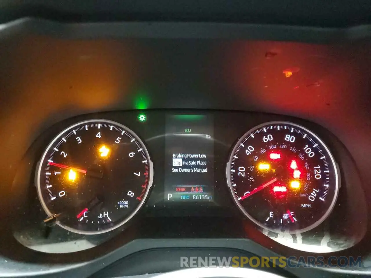 9 fotografías del automóvil dañado 2T3F1RFVXLW099764 TOYOTA RAV4 2020