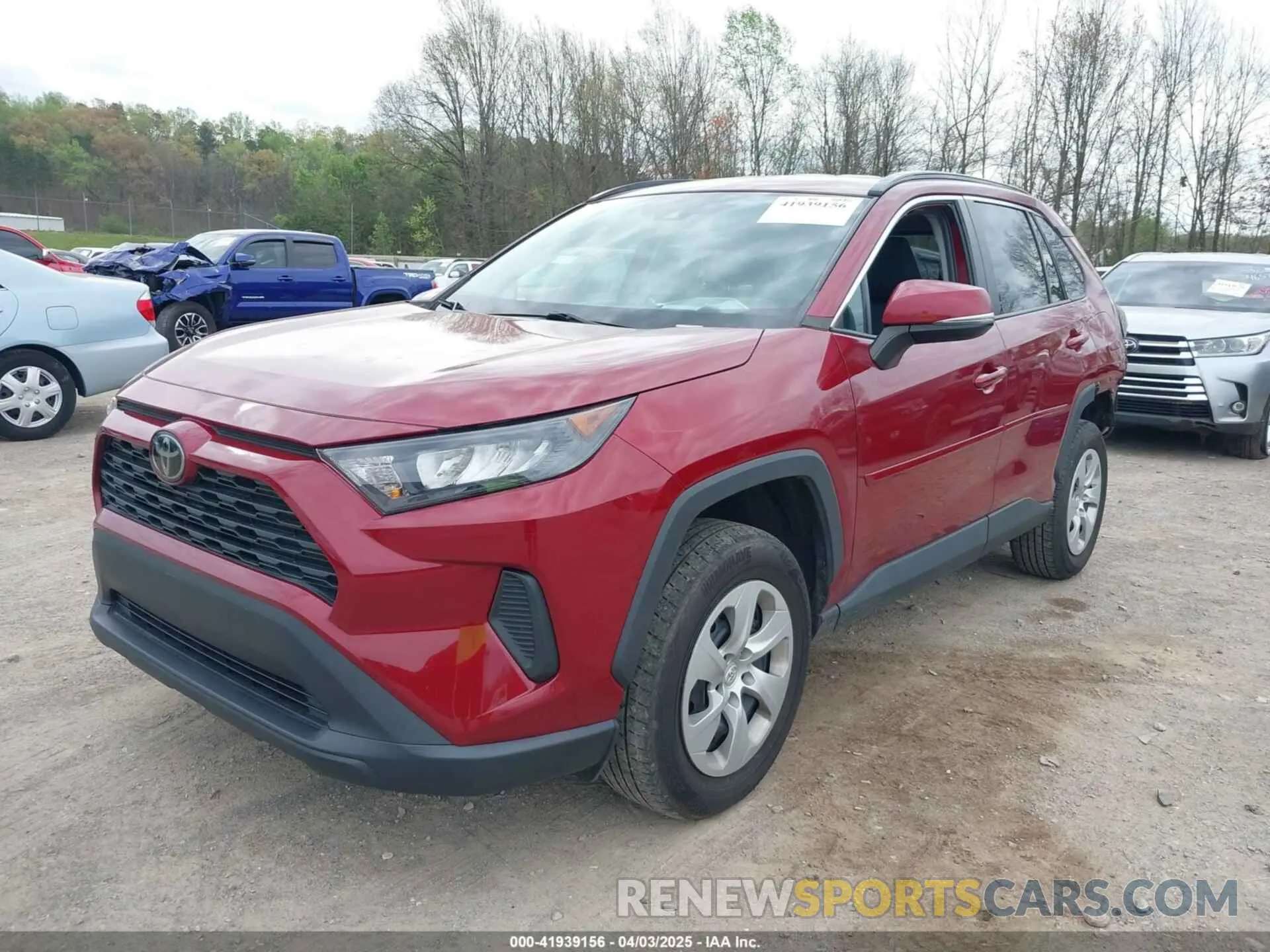2 fotografías del automóvil dañado 2T3G1RFV0LC106162 TOYOTA RAV4 2020