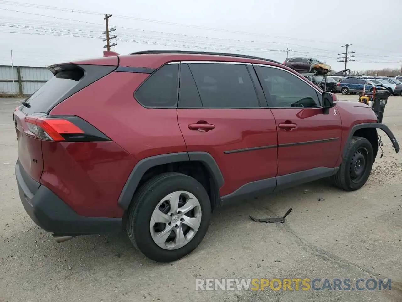 3 fotografías del automóvil dañado 2T3G1RFV1LW109375 TOYOTA RAV4 2020
