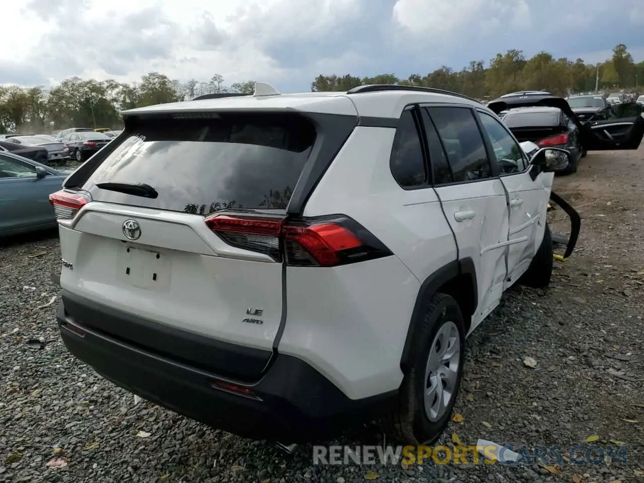 4 fotografías del automóvil dañado 2T3G1RFV3LW134195 TOYOTA RAV4 2020