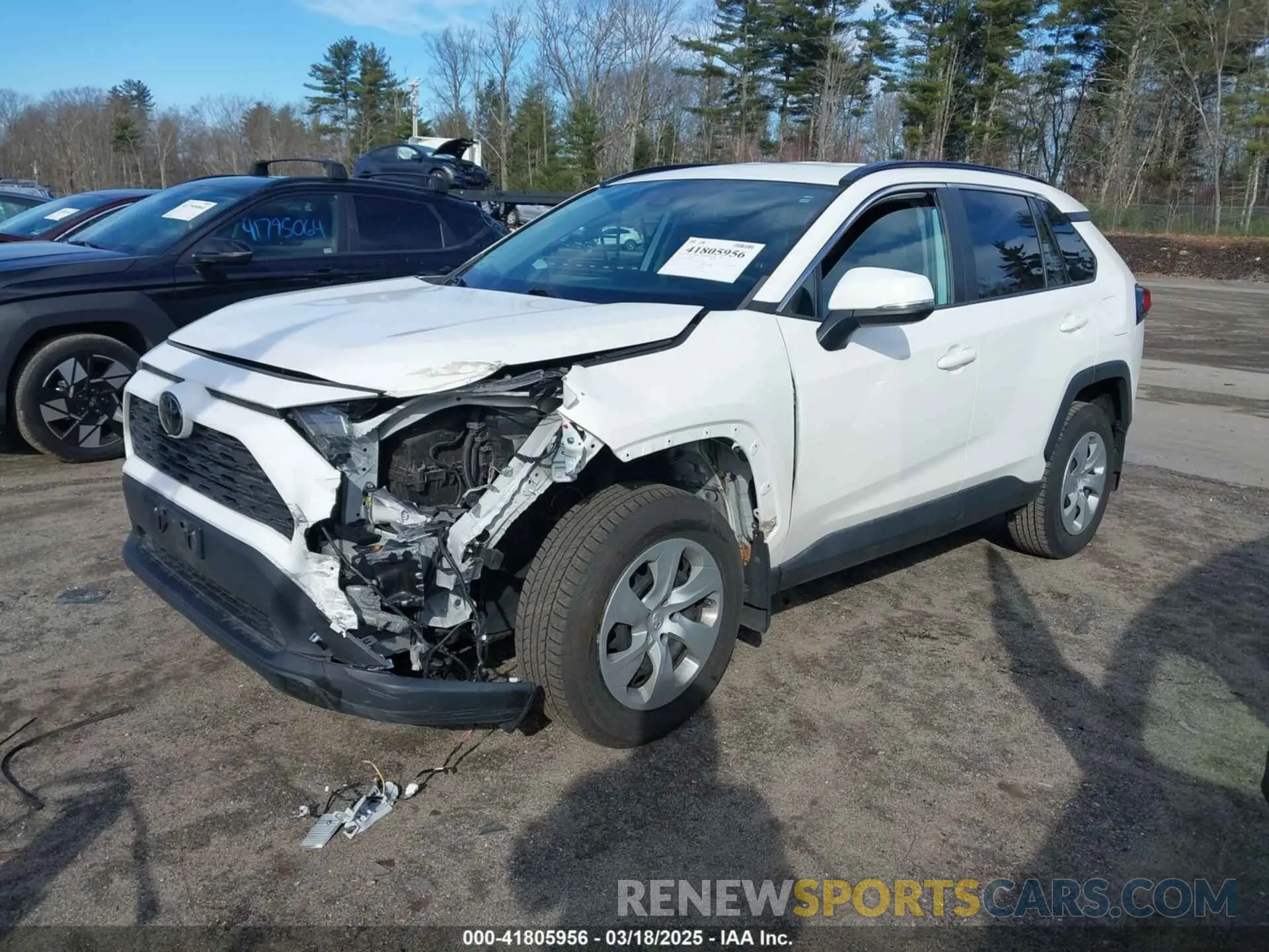2 fotografías del automóvil dañado 2T3G1RFV5LW087235 TOYOTA RAV4 2020