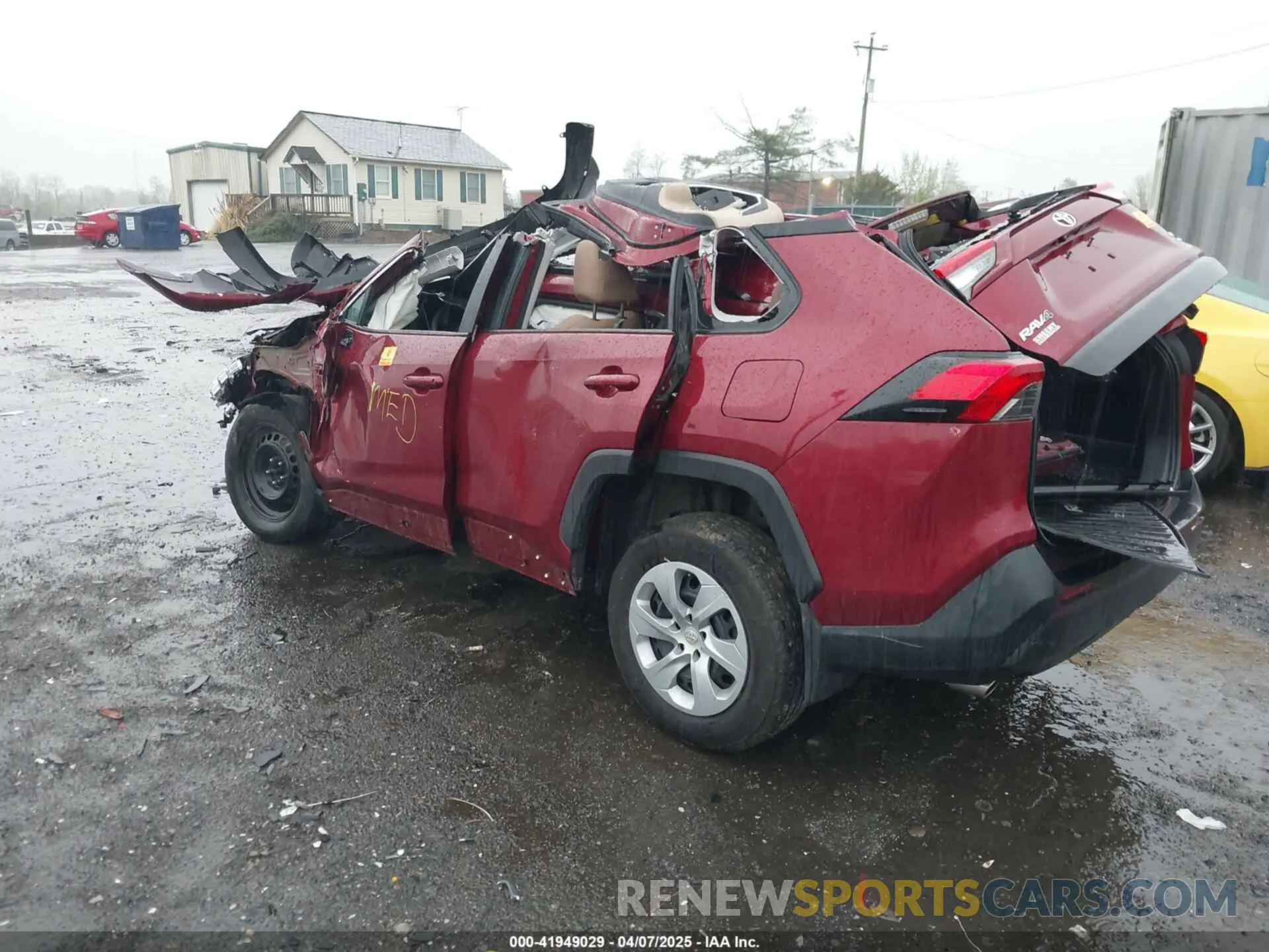 3 fotografías del automóvil dañado 2T3G1RFV5LW132934 TOYOTA RAV4 2020