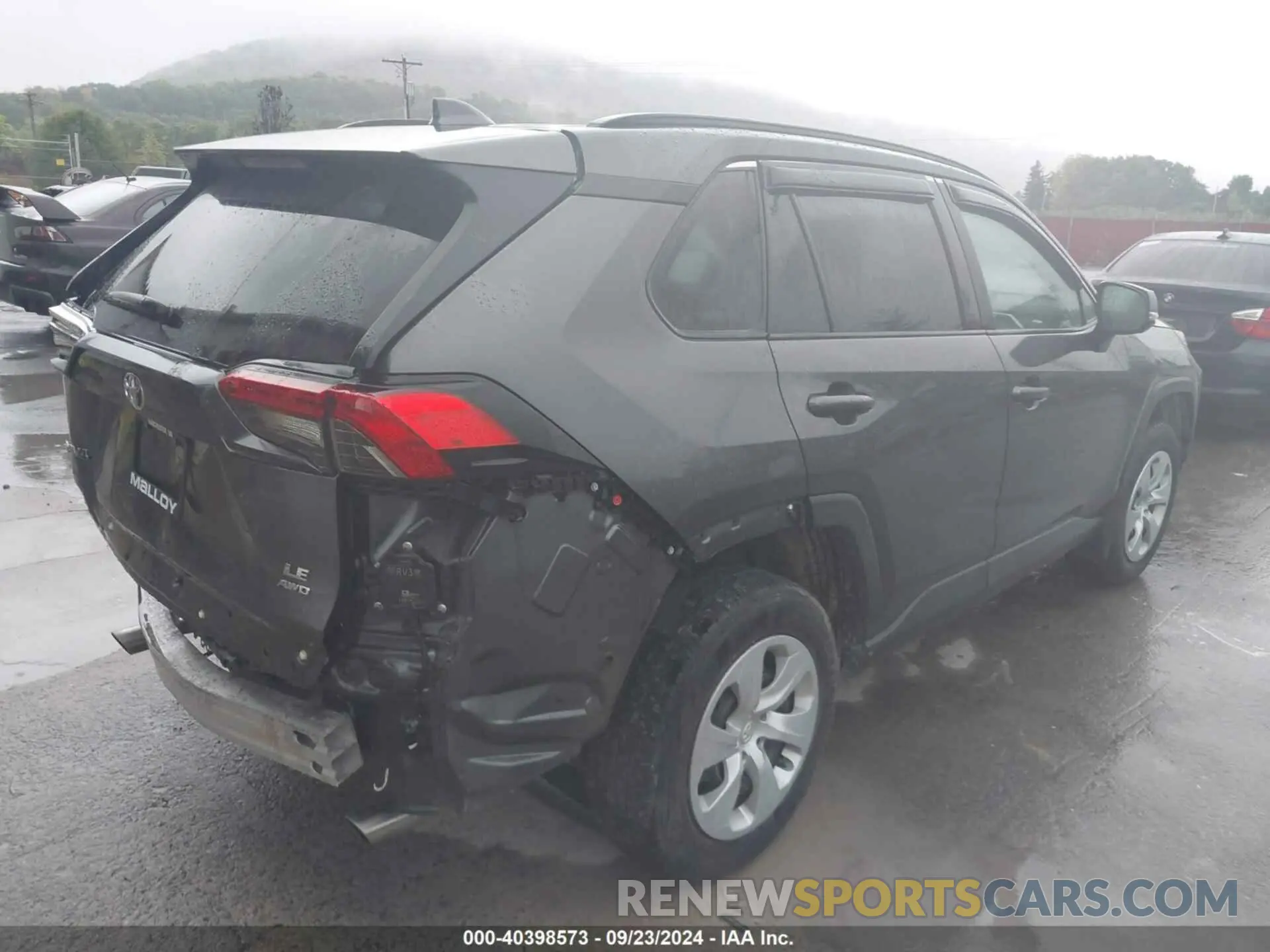 4 fotografías del automóvil dañado 2T3G1RFVXLW121301 TOYOTA RAV4 2020
