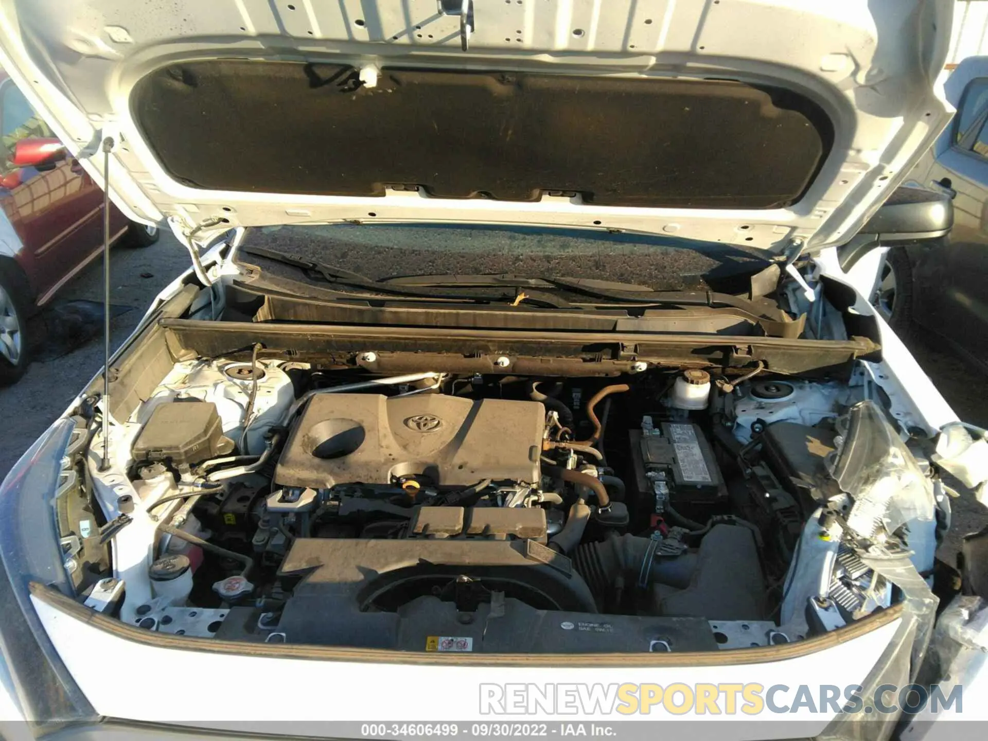 10 fotografías del automóvil dañado 2T3H1RFV0LC035758 TOYOTA RAV4 2020