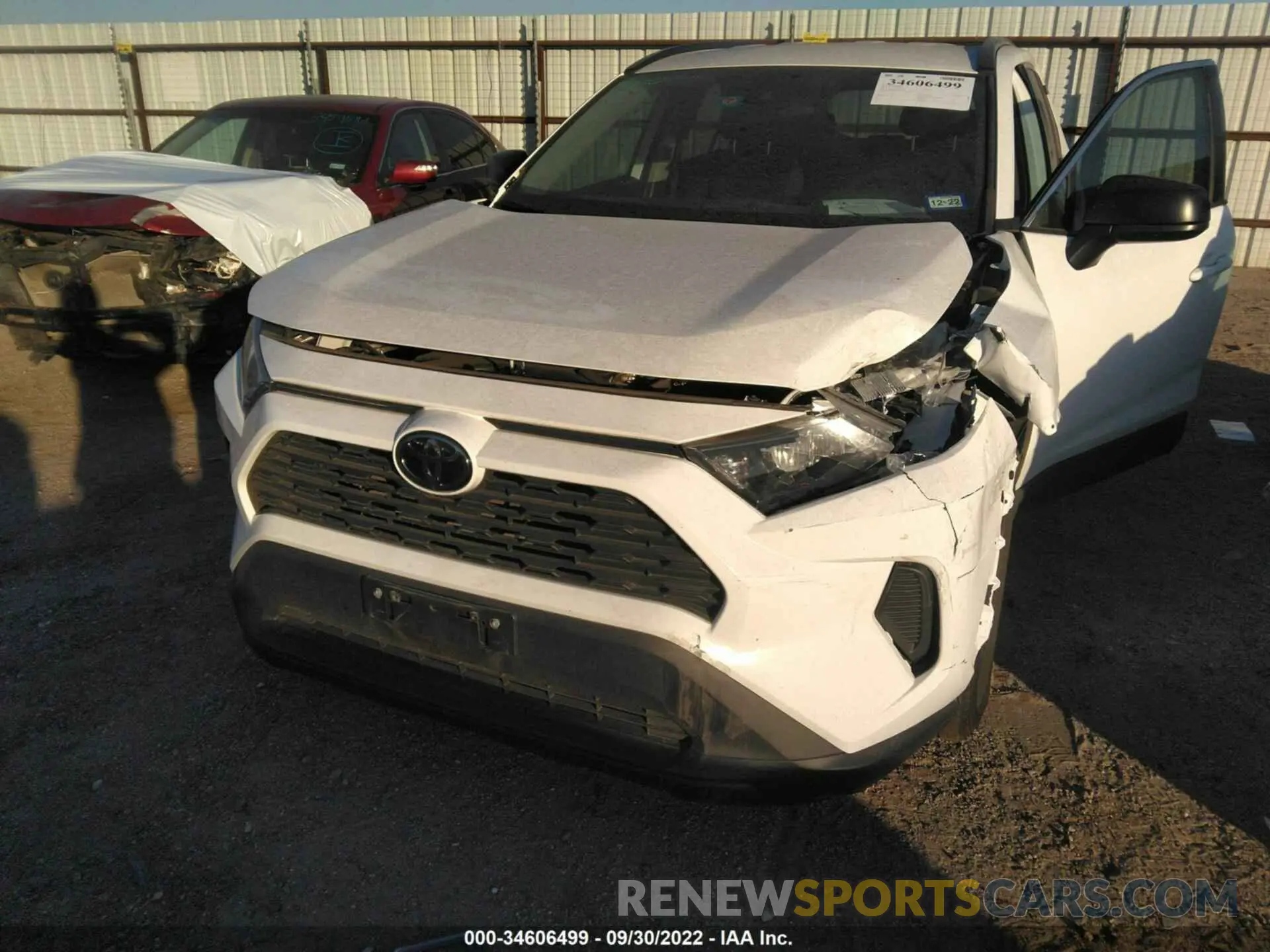 6 fotografías del automóvil dañado 2T3H1RFV0LC035758 TOYOTA RAV4 2020