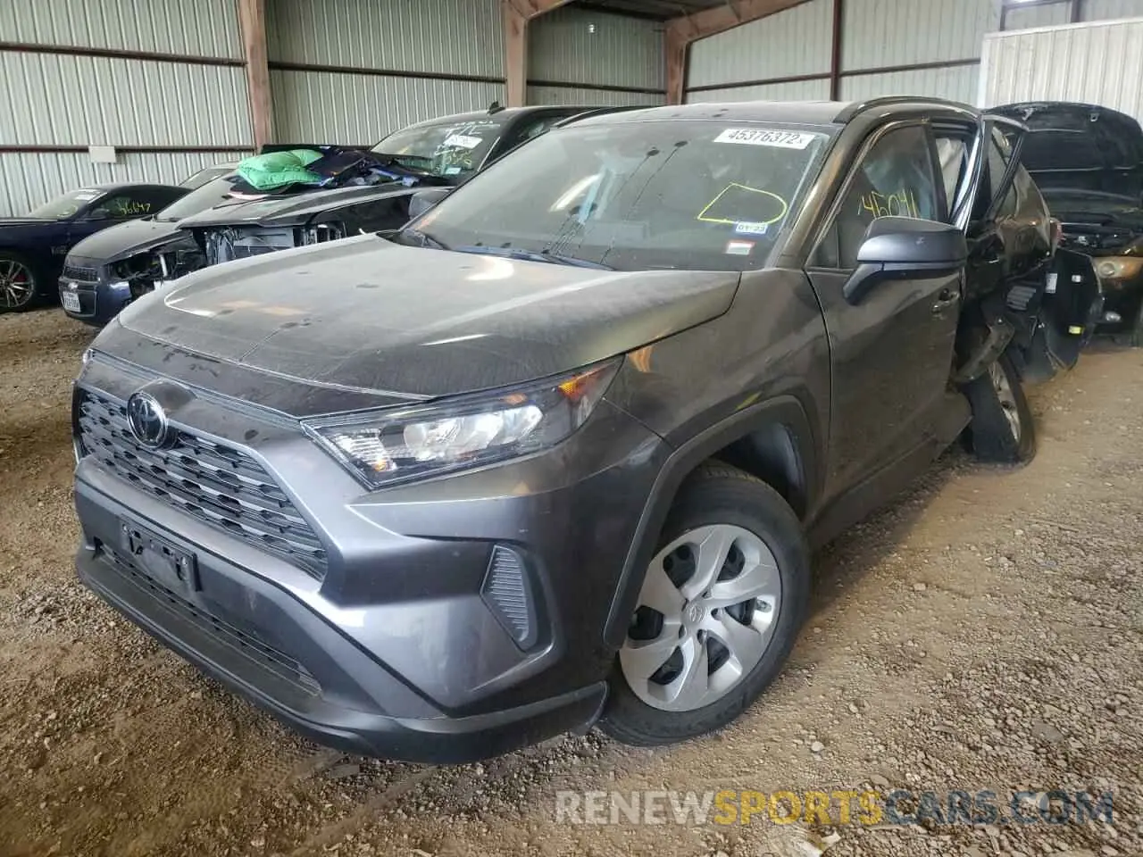 2 fotografías del automóvil dañado 2T3H1RFV0LC042905 TOYOTA RAV4 2020