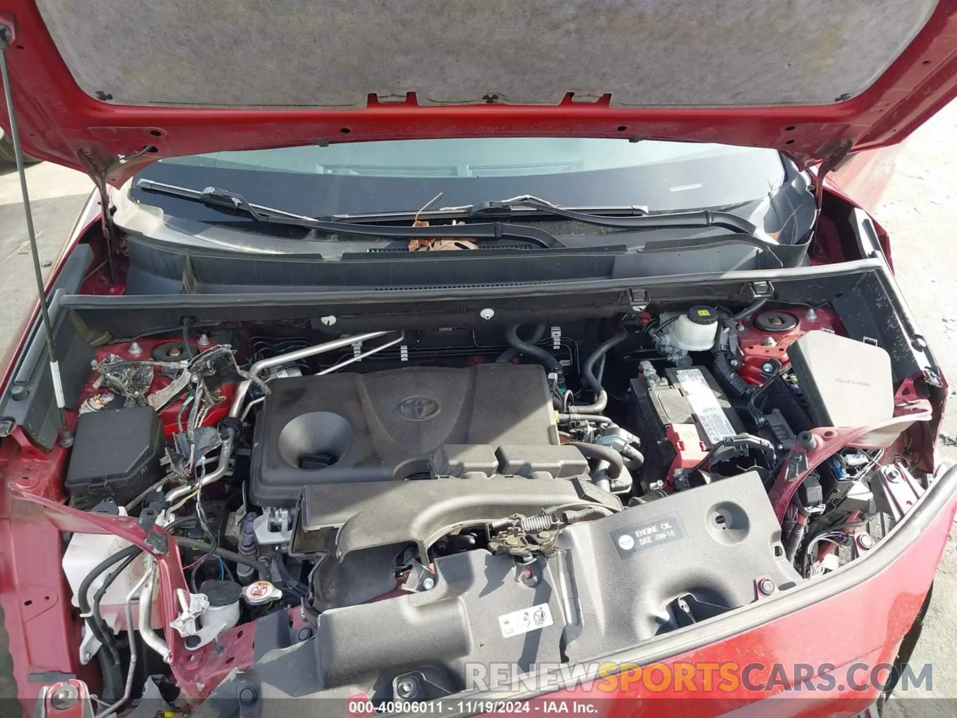 10 fotografías del automóvil dañado 2T3H1RFV0LC073331 TOYOTA RAV4 2020