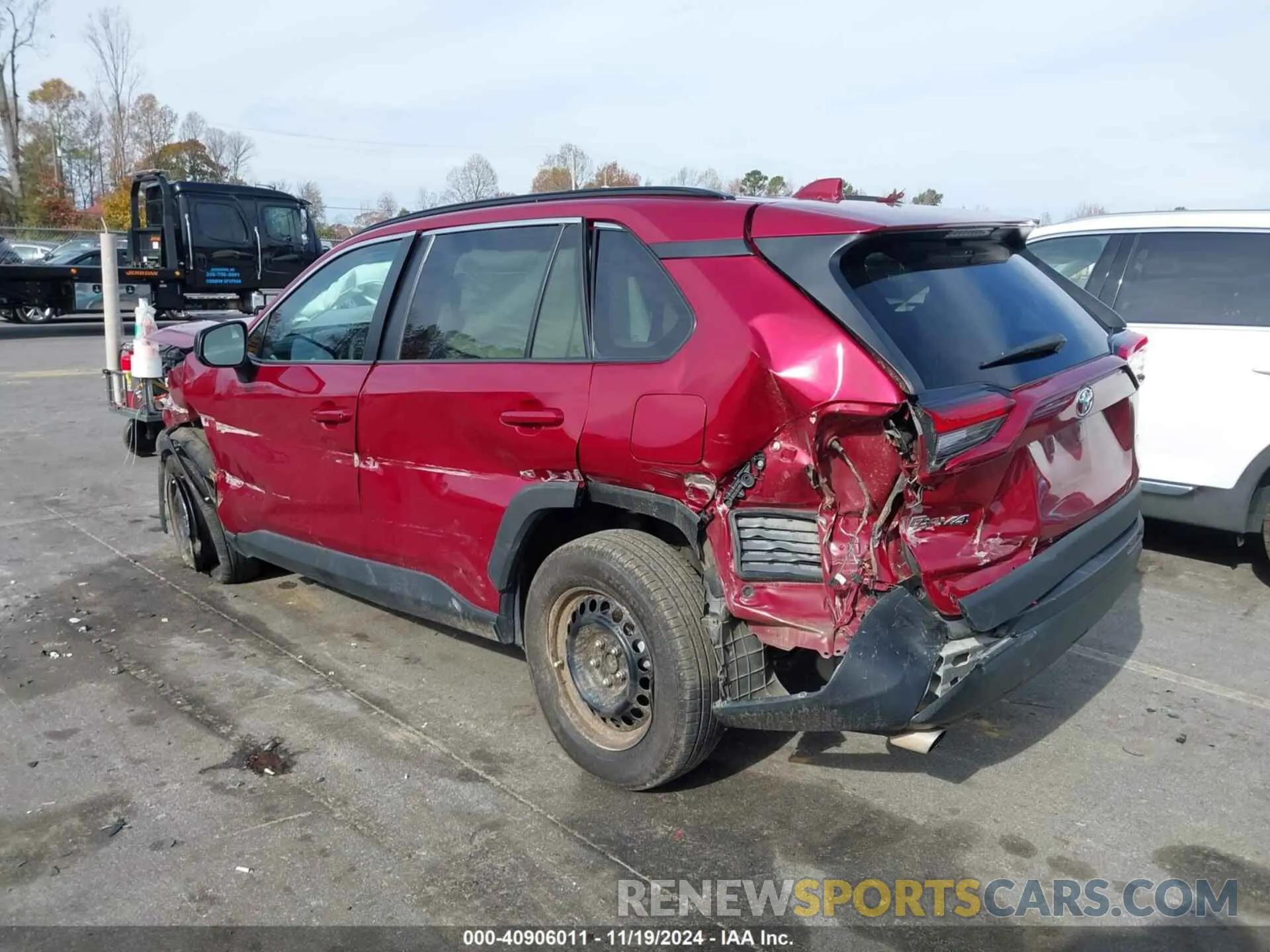 3 fotografías del automóvil dañado 2T3H1RFV0LC073331 TOYOTA RAV4 2020