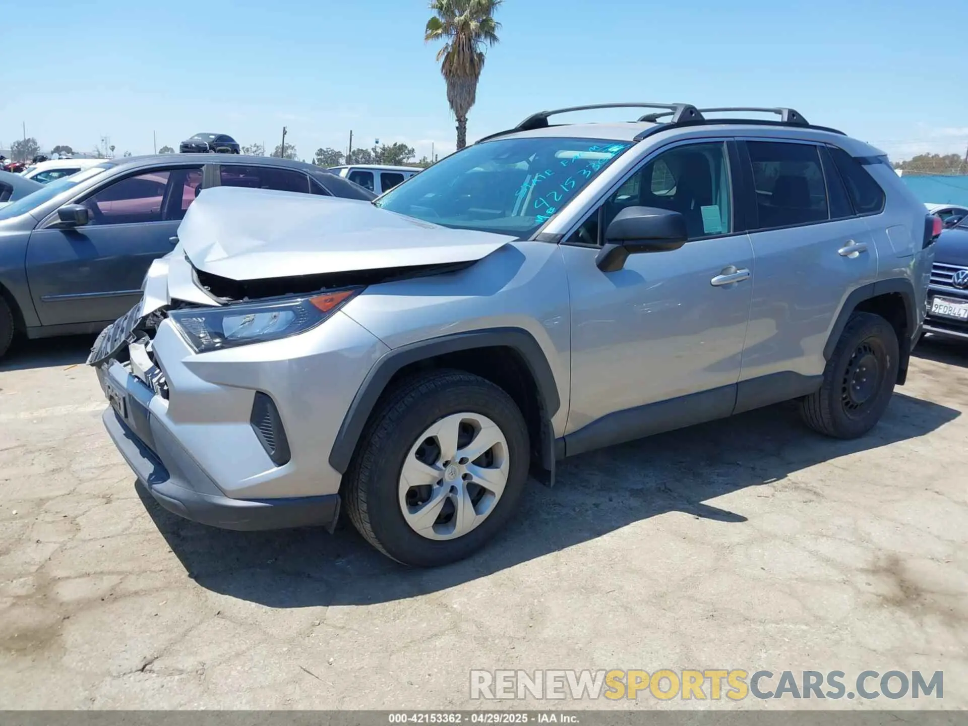 15 fotografías del automóvil dañado 2T3H1RFV0LC081042 TOYOTA RAV4 2020