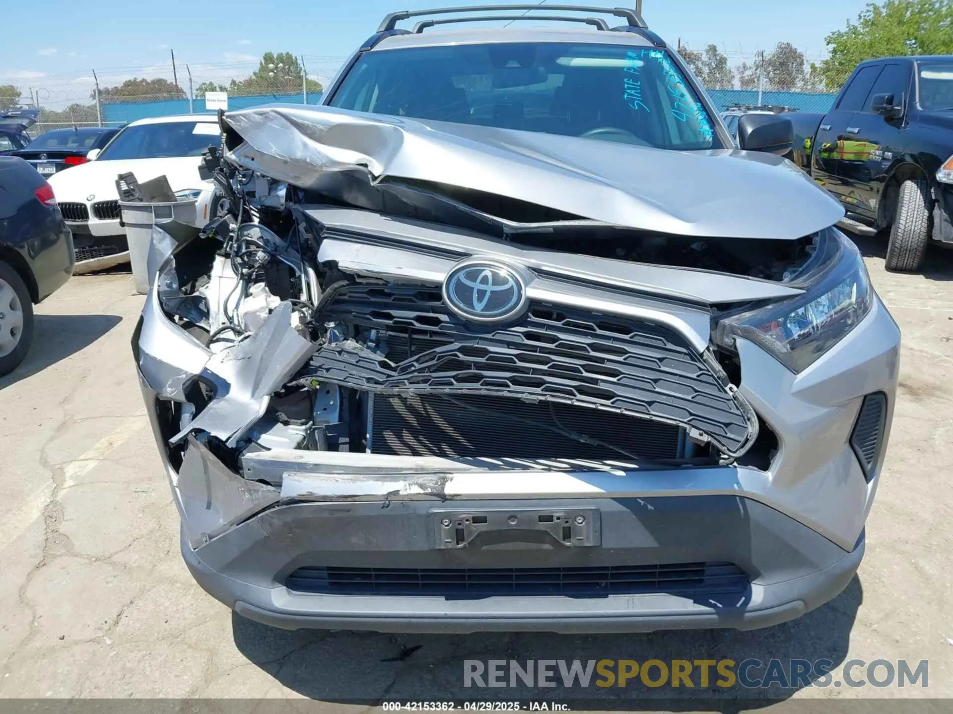 6 fotografías del automóvil dañado 2T3H1RFV0LC081042 TOYOTA RAV4 2020