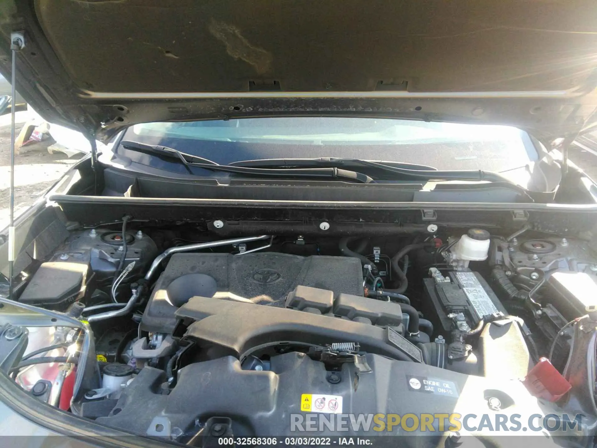 10 fotografías del automóvil dañado 2T3H1RFV0LW058553 TOYOTA RAV4 2020