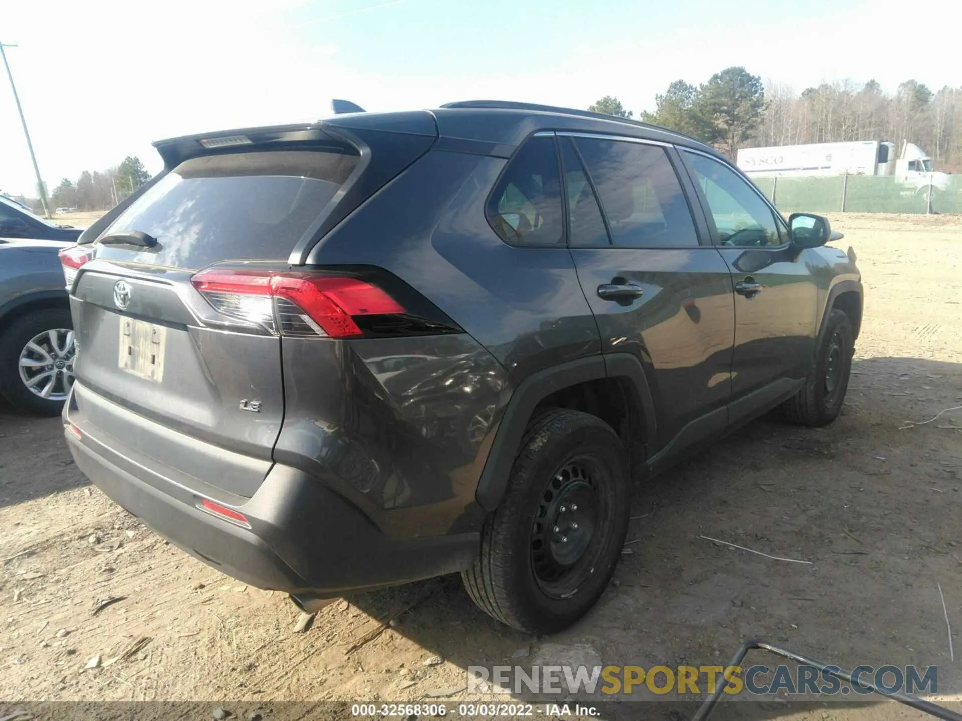 4 fotografías del automóvil dañado 2T3H1RFV0LW058553 TOYOTA RAV4 2020