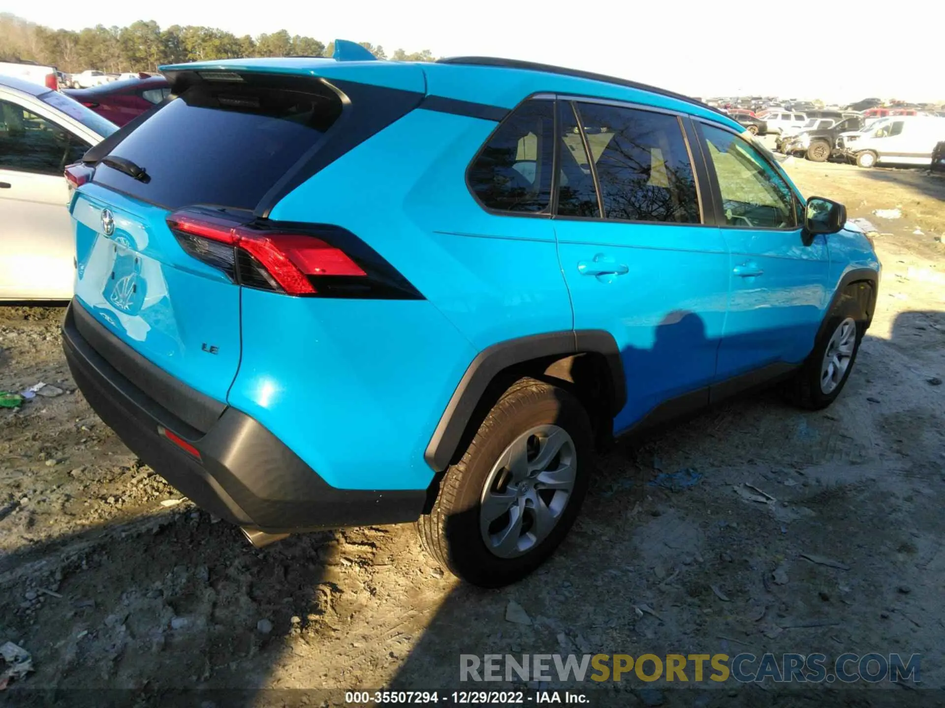 4 fotografías del automóvil dañado 2T3H1RFV0LW068547 TOYOTA RAV4 2020
