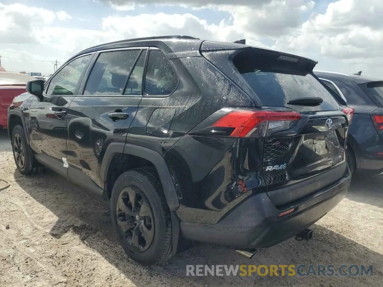 2 fotografías del automóvil dañado 2T3H1RFV0LW068886 TOYOTA RAV4 2020