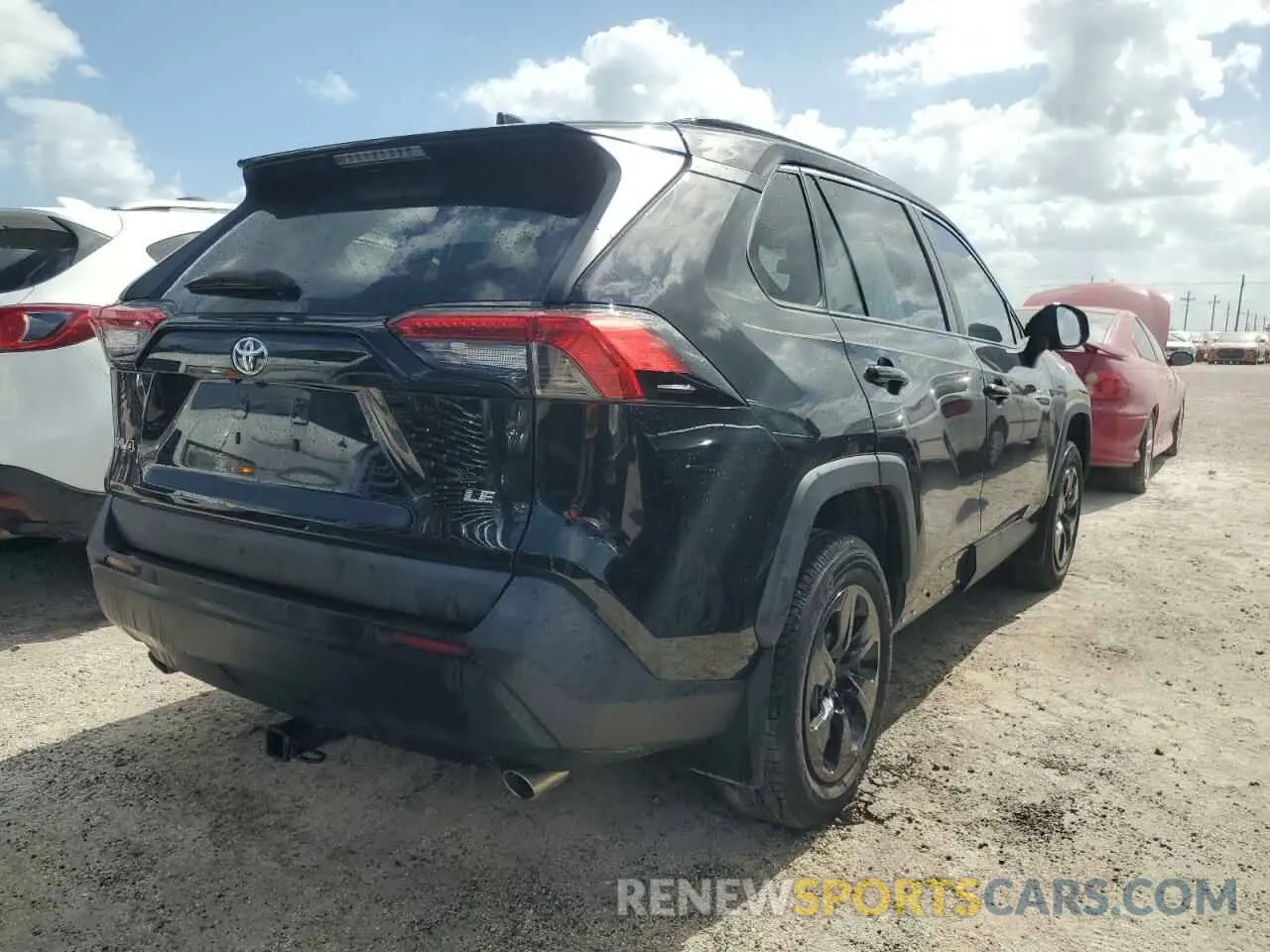 3 fotografías del automóvil dañado 2T3H1RFV0LW068886 TOYOTA RAV4 2020