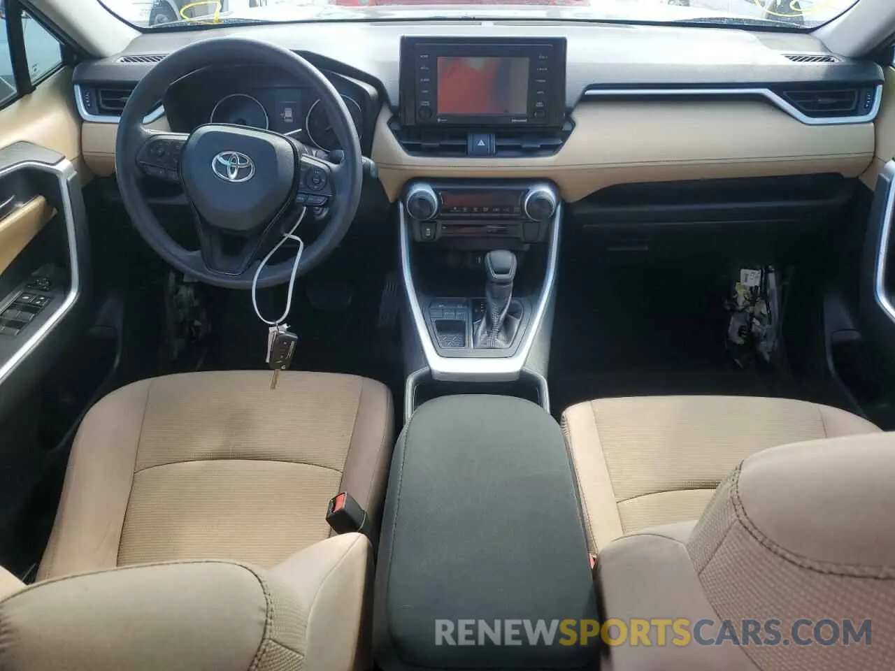 8 fotografías del automóvil dañado 2T3H1RFV0LW068886 TOYOTA RAV4 2020