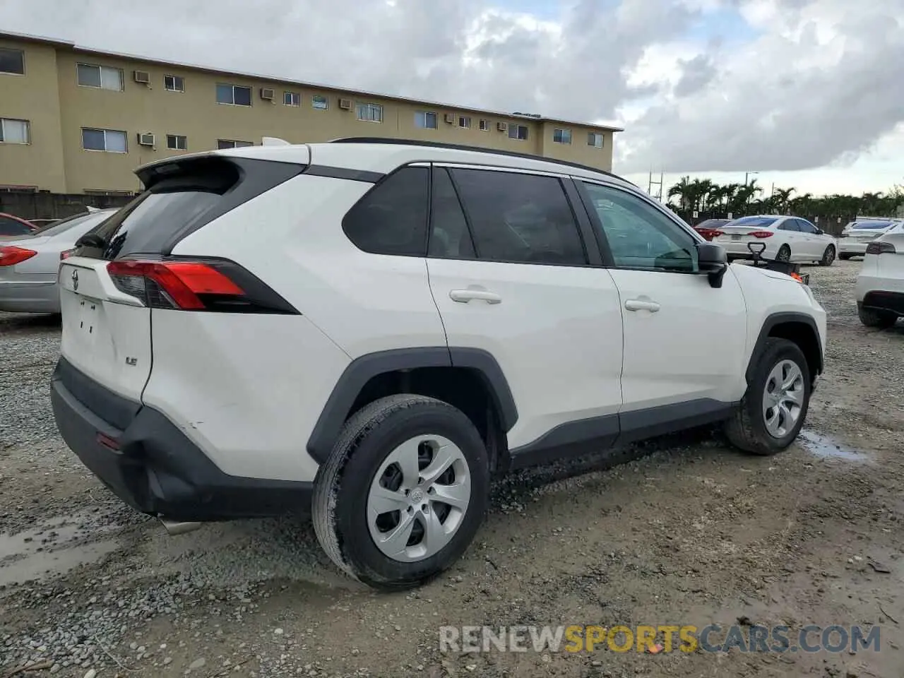 3 fotografías del automóvil dañado 2T3H1RFV0LW090869 TOYOTA RAV4 2020