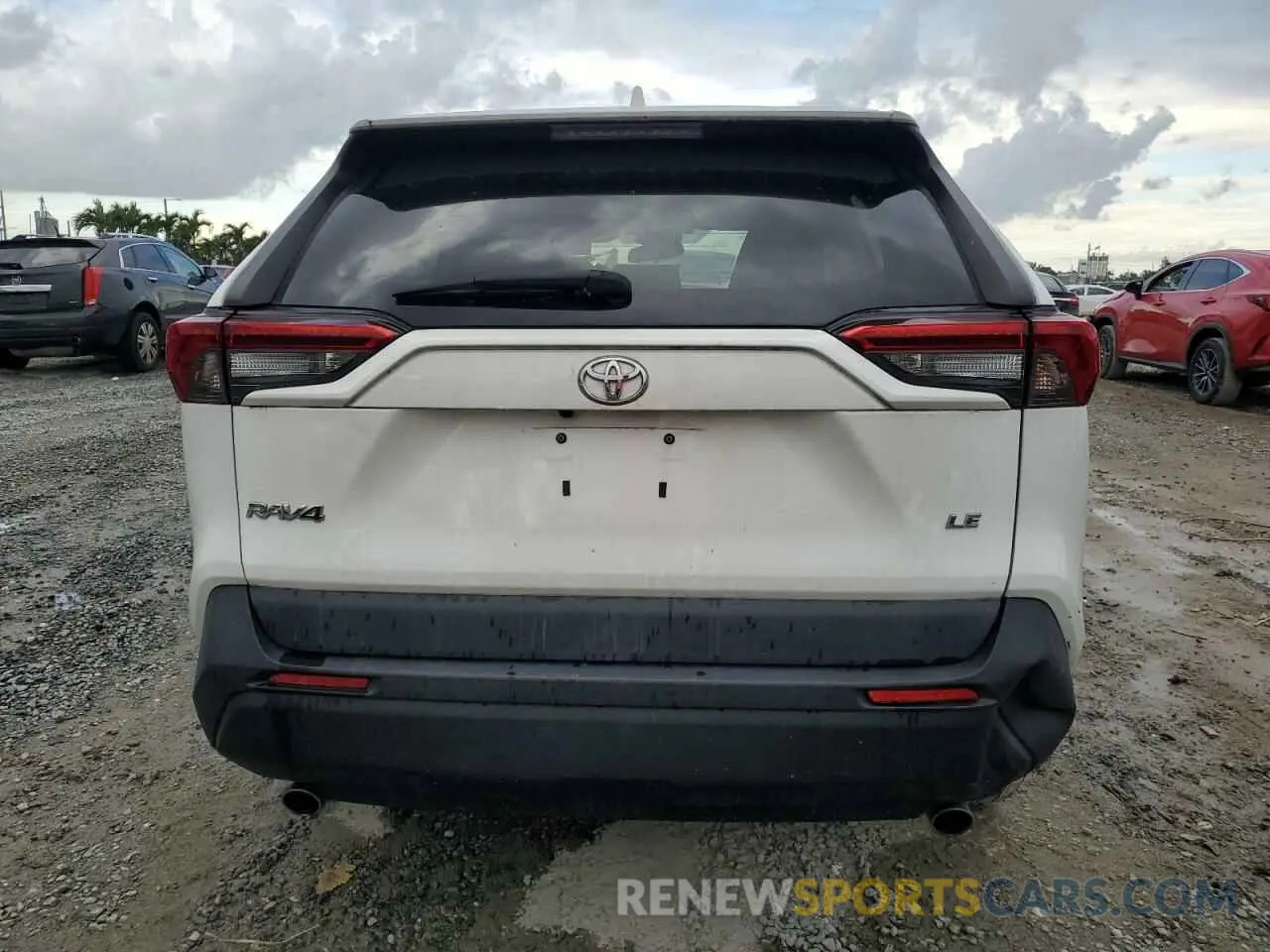 6 fotografías del automóvil dañado 2T3H1RFV0LW090869 TOYOTA RAV4 2020