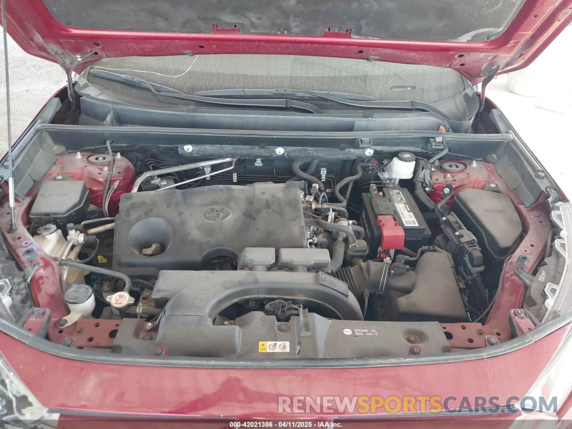 10 fotografías del automóvil dañado 2T3H1RFV0LW097773 TOYOTA RAV4 2020