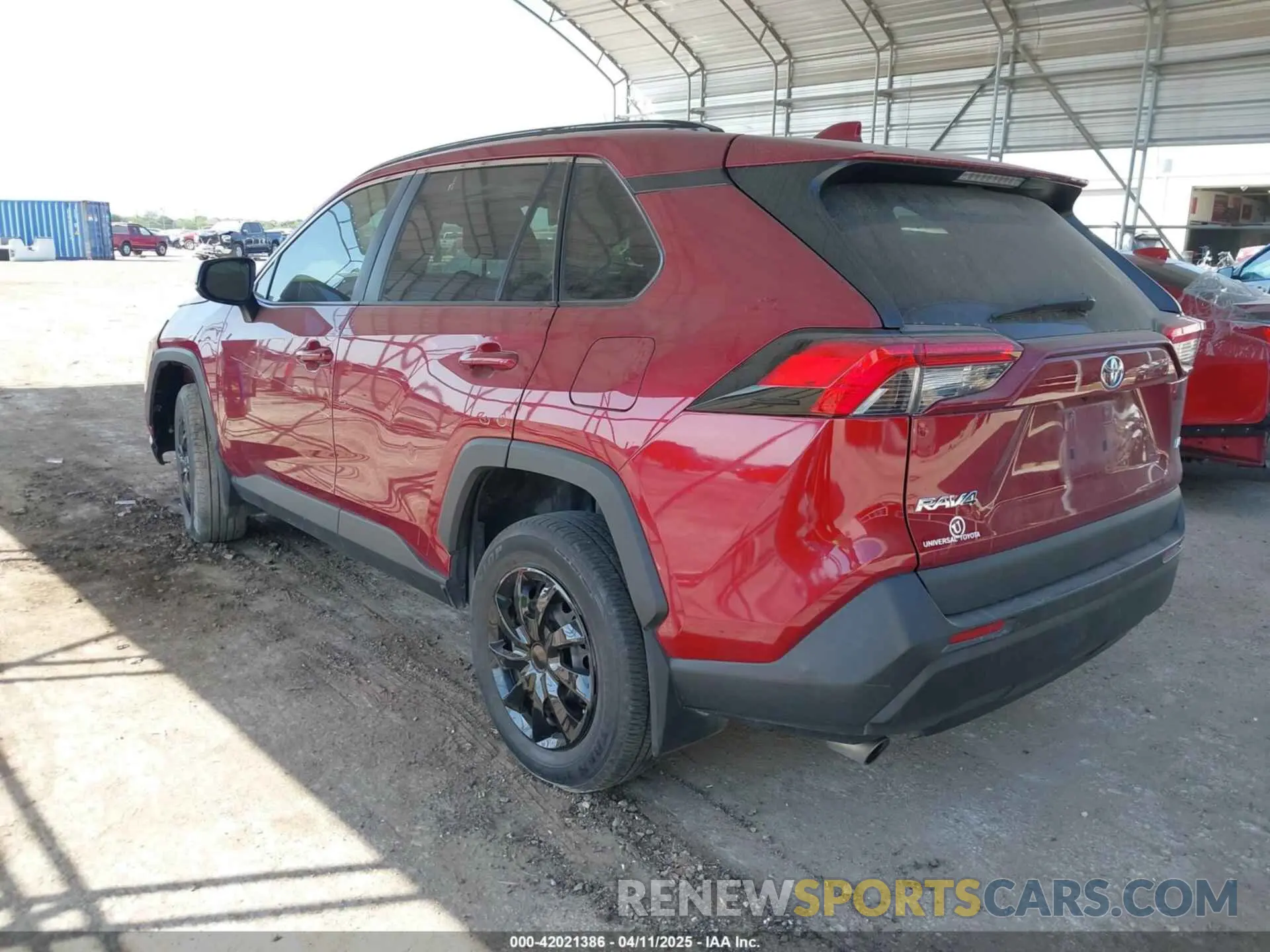 3 fotografías del automóvil dañado 2T3H1RFV0LW097773 TOYOTA RAV4 2020