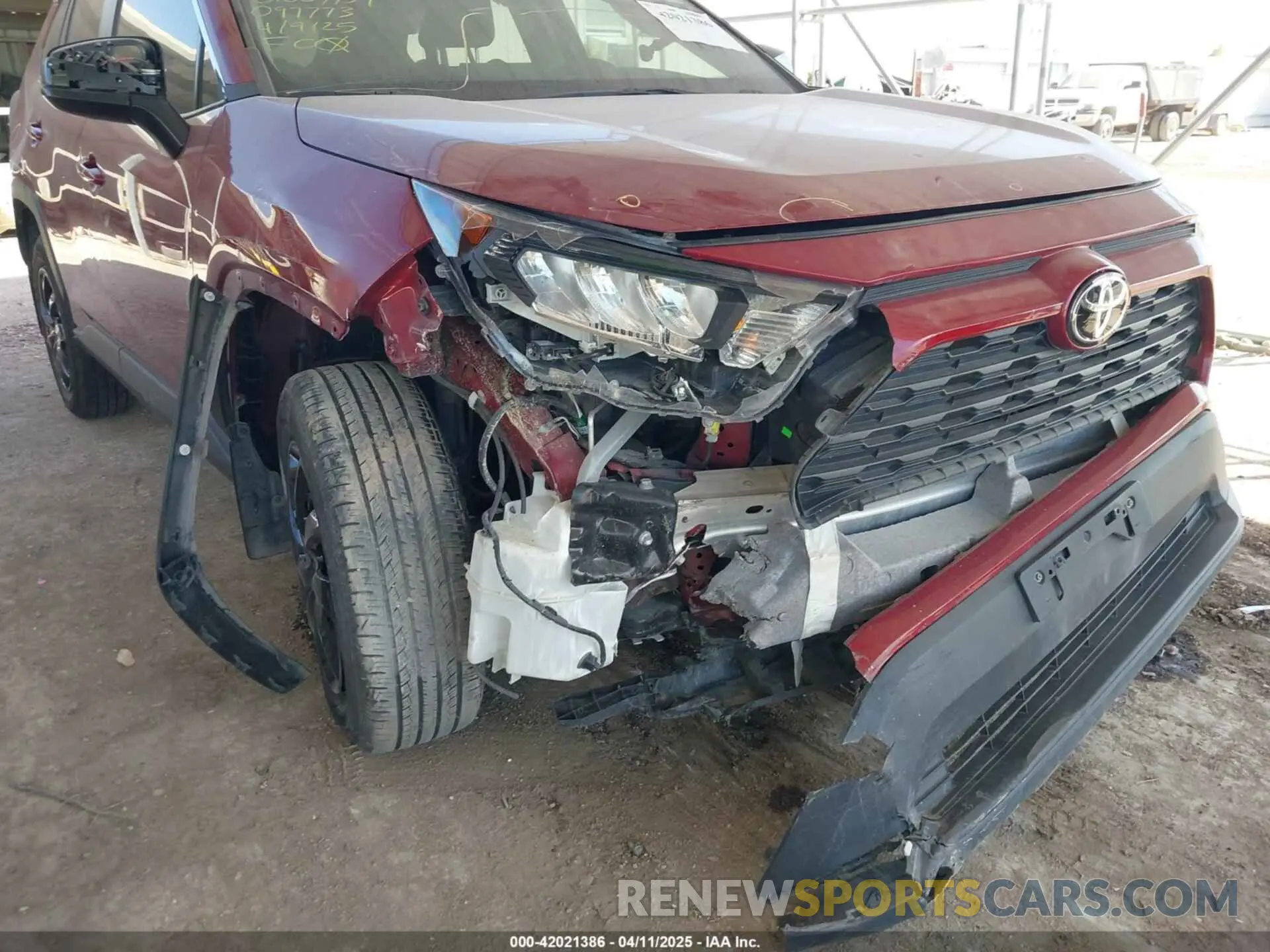 6 fotografías del automóvil dañado 2T3H1RFV0LW097773 TOYOTA RAV4 2020
