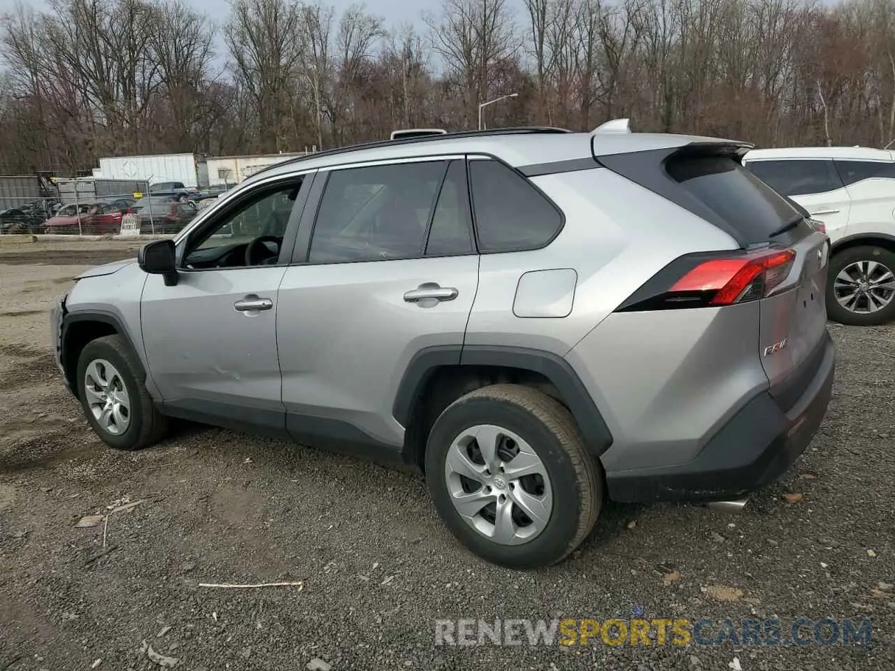 2 fotografías del automóvil dañado 2T3H1RFV0LW098082 TOYOTA RAV4 2020