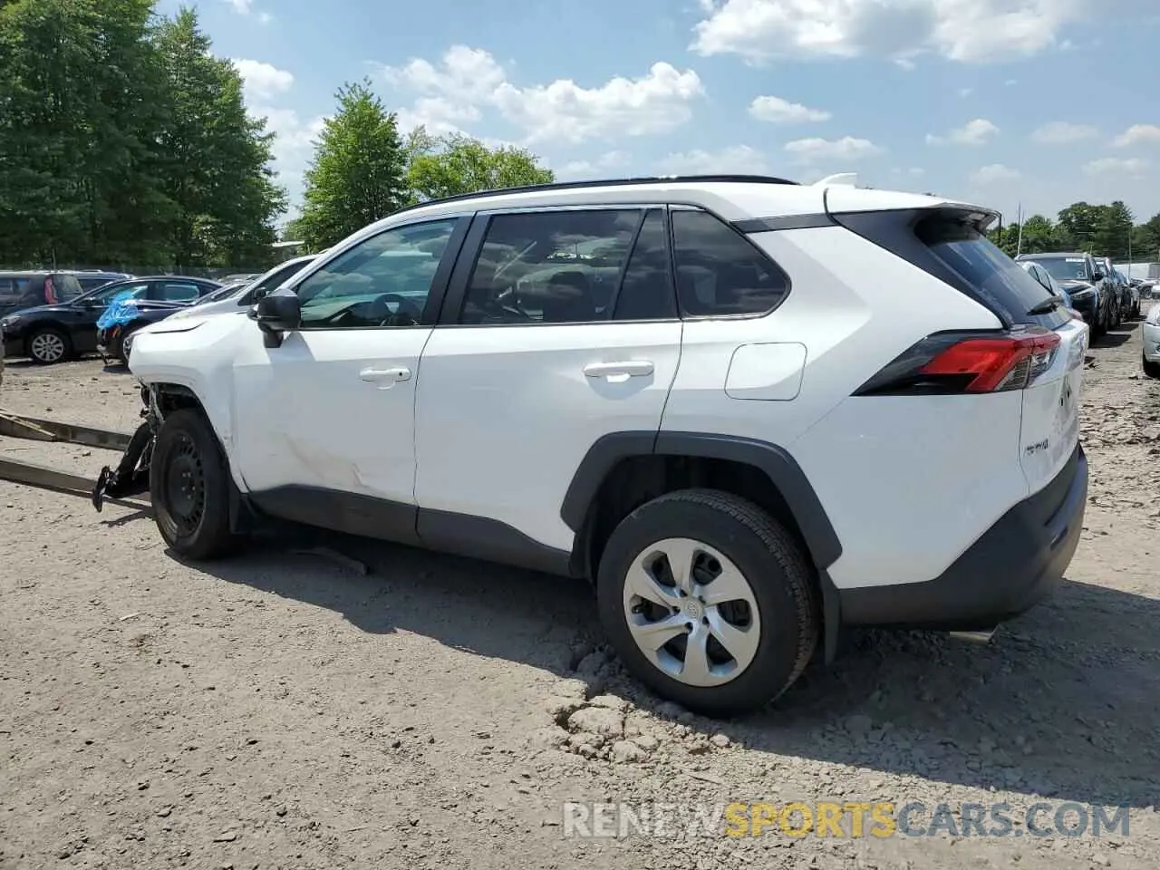 2 fotografías del automóvil dañado 2T3H1RFV0LW102227 TOYOTA RAV4 2020